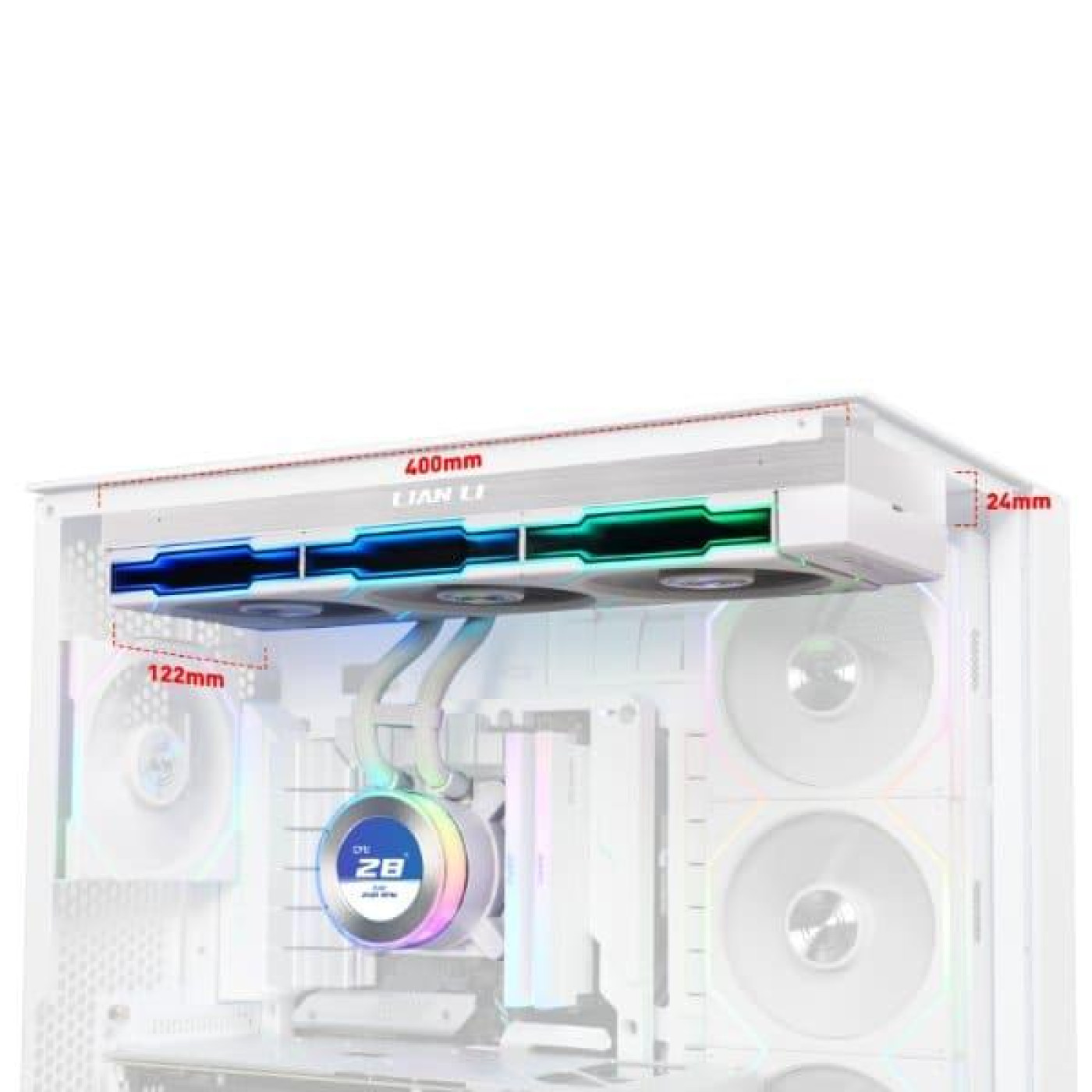 СВО Lian Li HydroShift II LCD-C 360TL White (G89.GHS2LCD36TW.00)