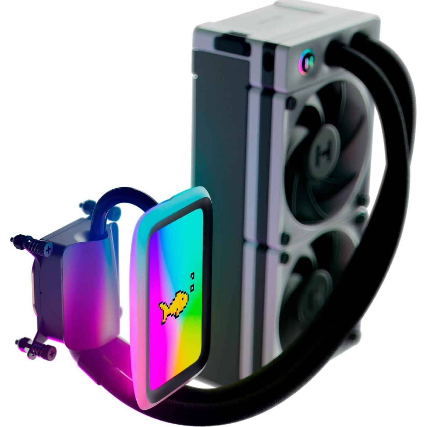 СВО Hyte THICC Q60 RGB 5ъъ LCD FAN-HYTE-Q60-BW Black/White (FAN-HYTE-Q60-BW)