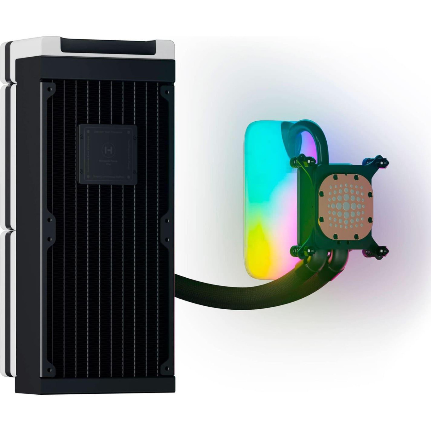 СВО Hyte THICC Q60 RGB 5ъъ LCD FAN-HYTE-Q60-BW Black/White (FAN-HYTE-Q60-BW)