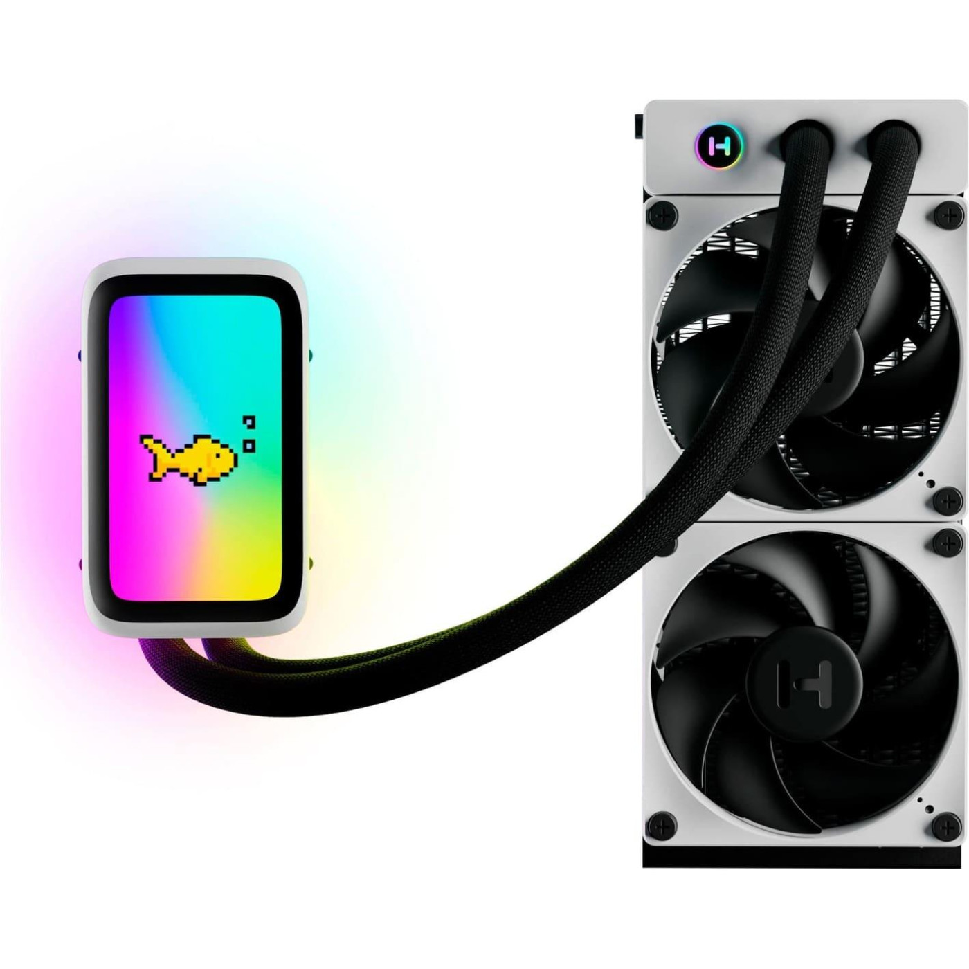 СВО Hyte THICC Q60 RGB 5ъъ LCD FAN-HYTE-Q60-BW Black/White (FAN-HYTE-Q60-BW)