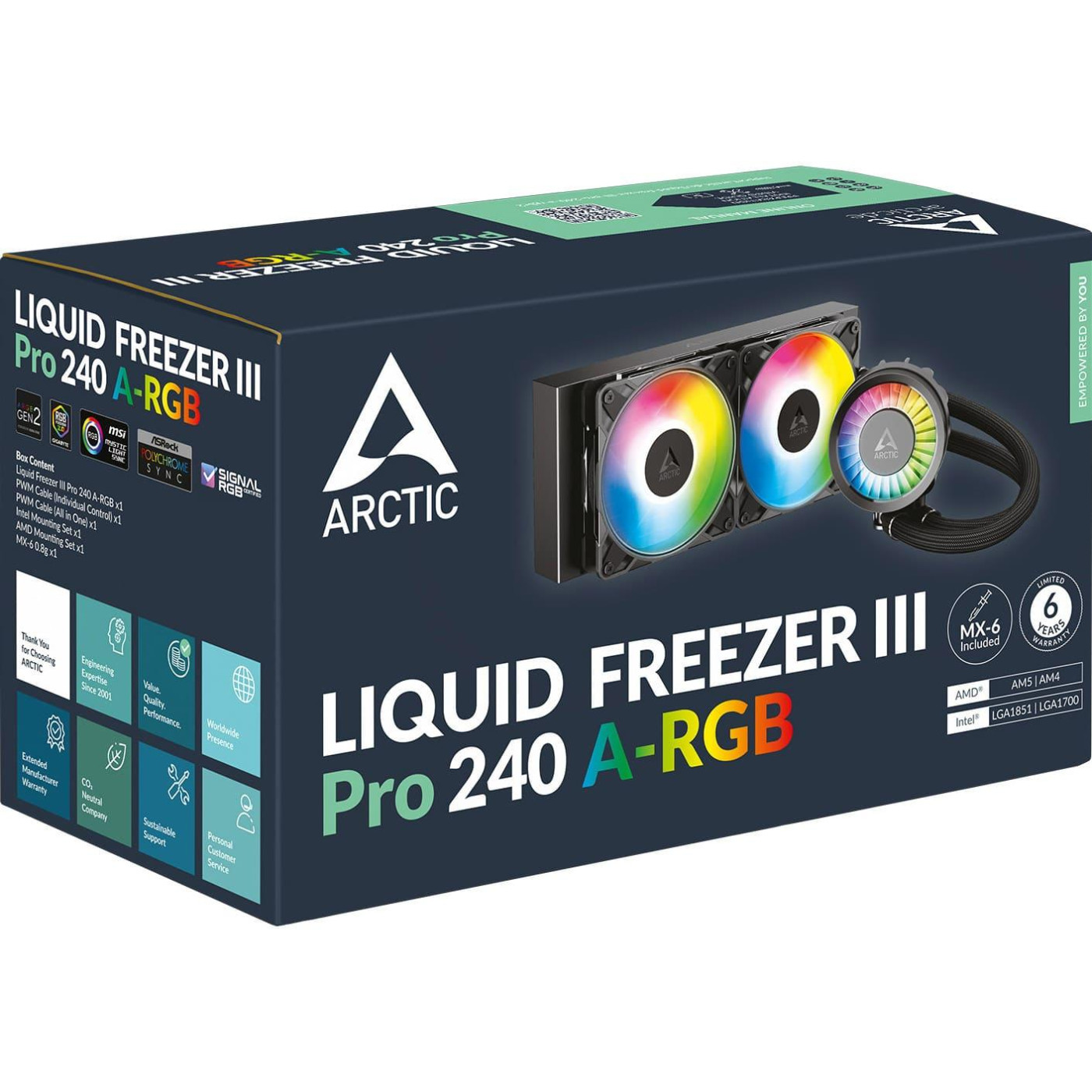 СВО Arctic Liquid Freezer III Pro 240 A-RGB Black (ACFRE00182A)