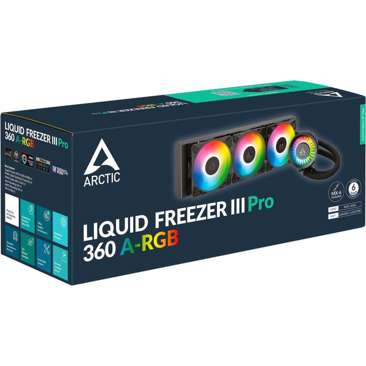 СВО Arctic Liquid Freezer III Pro 360 A-RGB Black (ACFRE00184A)