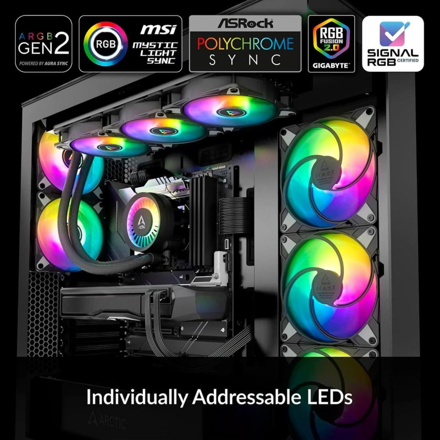 СВО Arctic Liquid Freezer III Pro 360 A-RGB Black (ACFRE00184A)