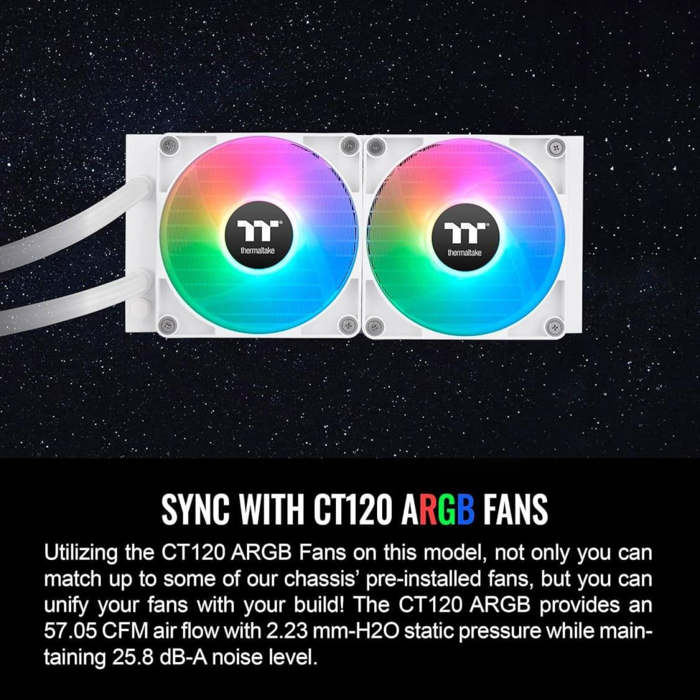 СВО Thermaltake TH240 V2 ARGB Sync Snow Edition (CL-W364-PL12SW-A)