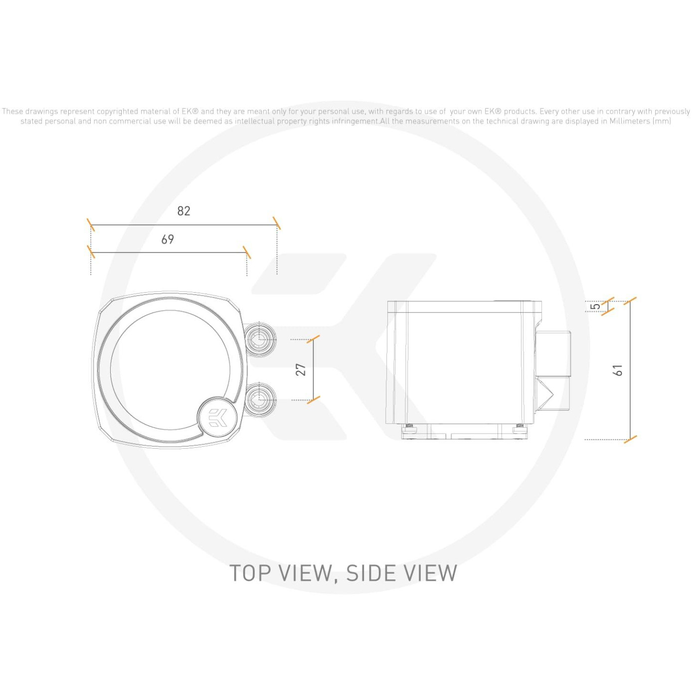 СВО EKWB EK-Nucleus AIO CR360 Lux D-RGB - Black (3831109851685)
