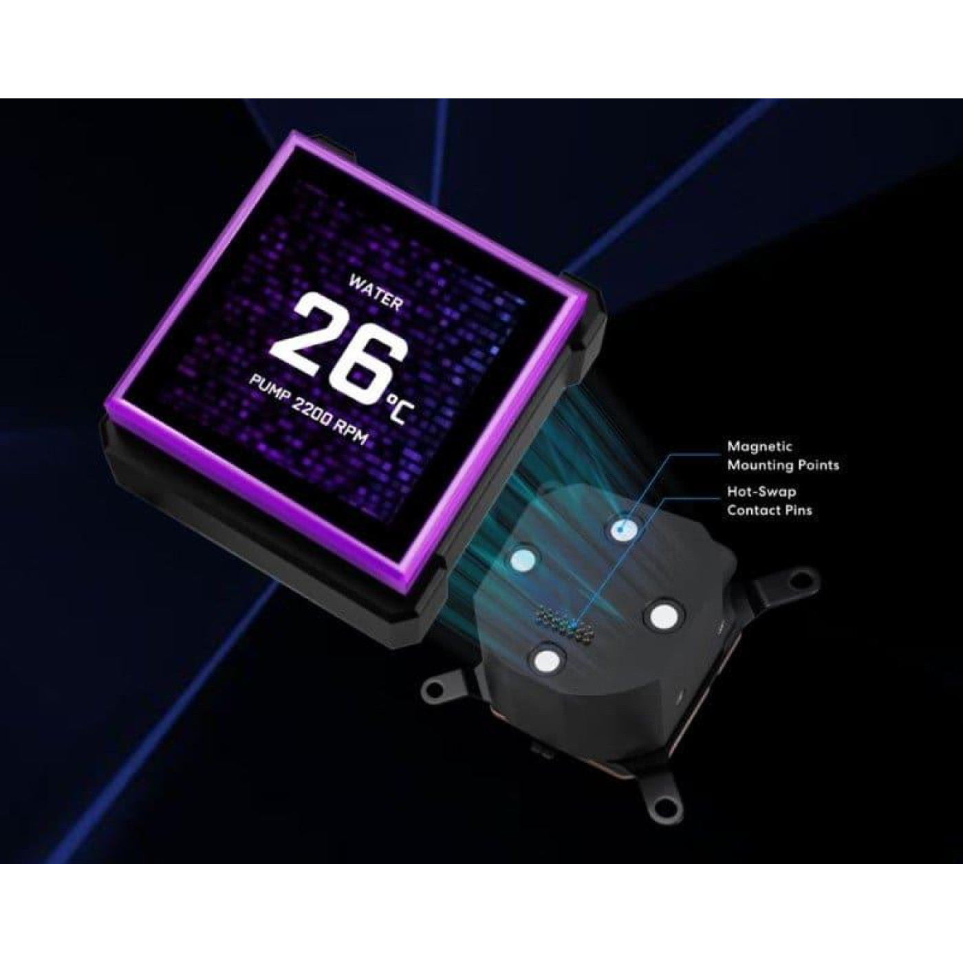 СВО Lian Li HydroShift II LCD-S 360N FANLESS Black (G89.GHS2LCDS36NB.00)