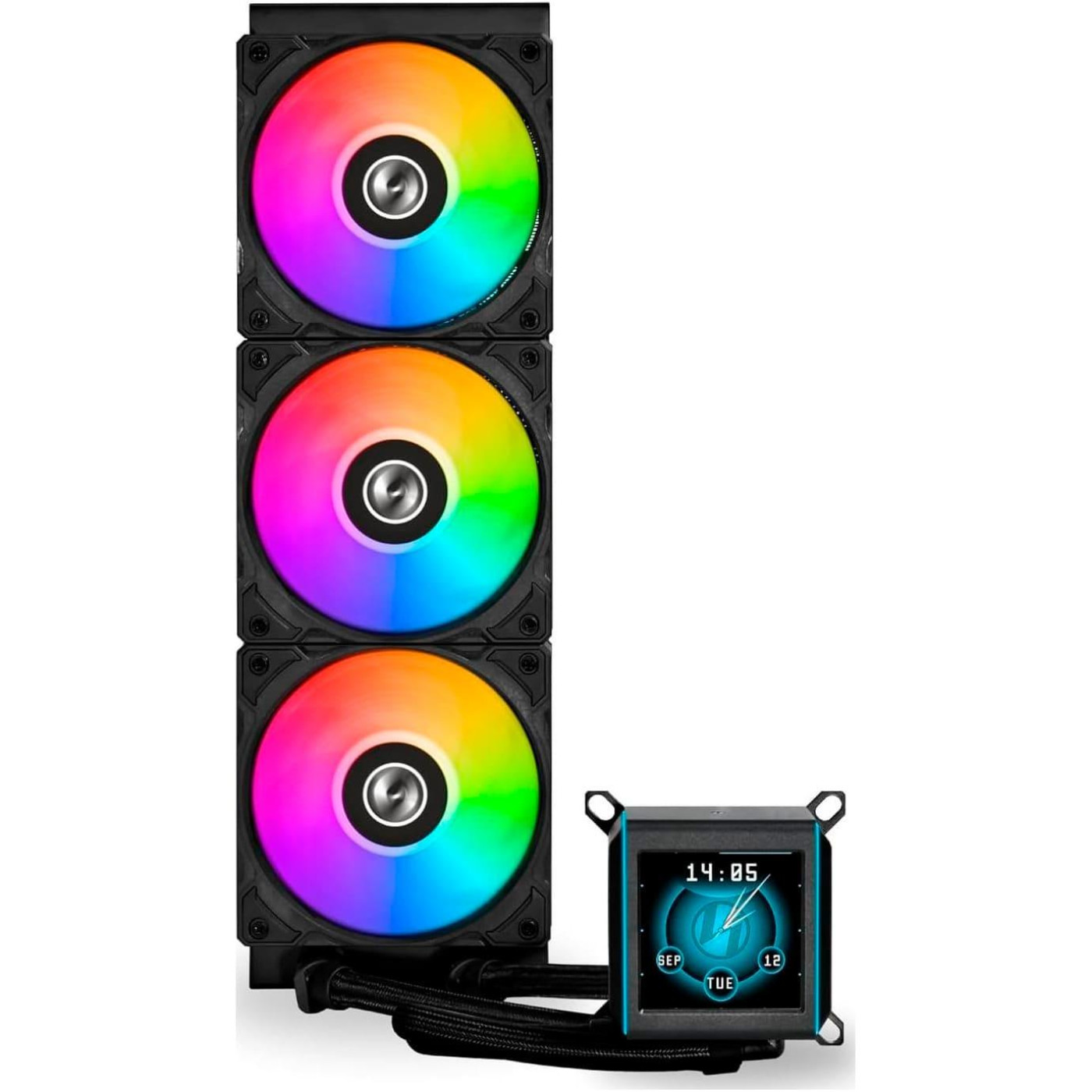 СВО Lian Li Galahad II LCD, 360 Black (G89.GA2ALCD36B.00)