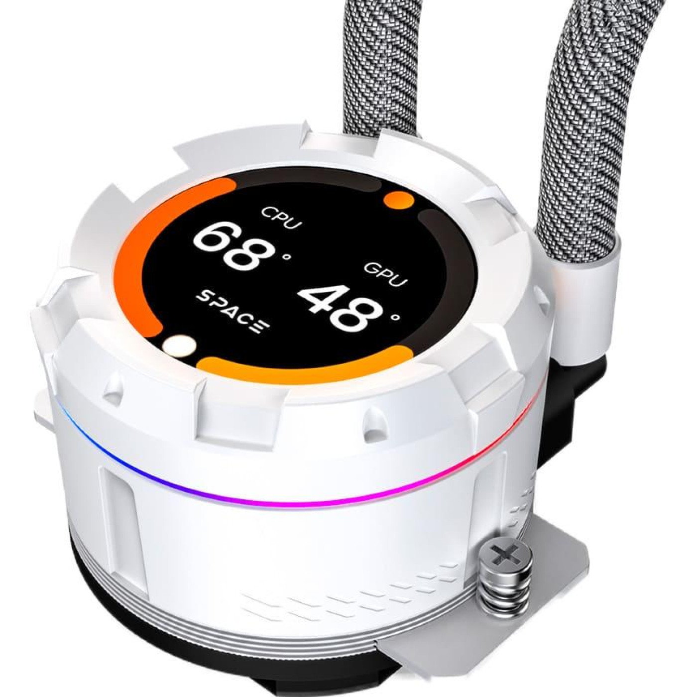 СВО ID-Cooling Space LCD SL360 XE White (SL360 XE White)