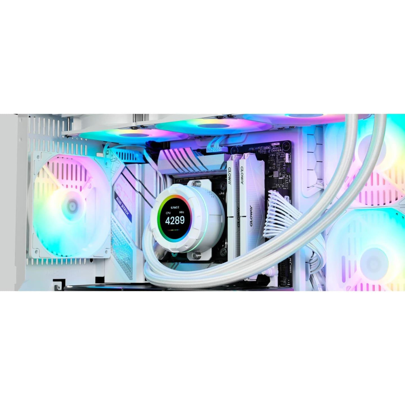 СВО ID-Cooling Space LCD SL360 XE White (SL360 XE White)