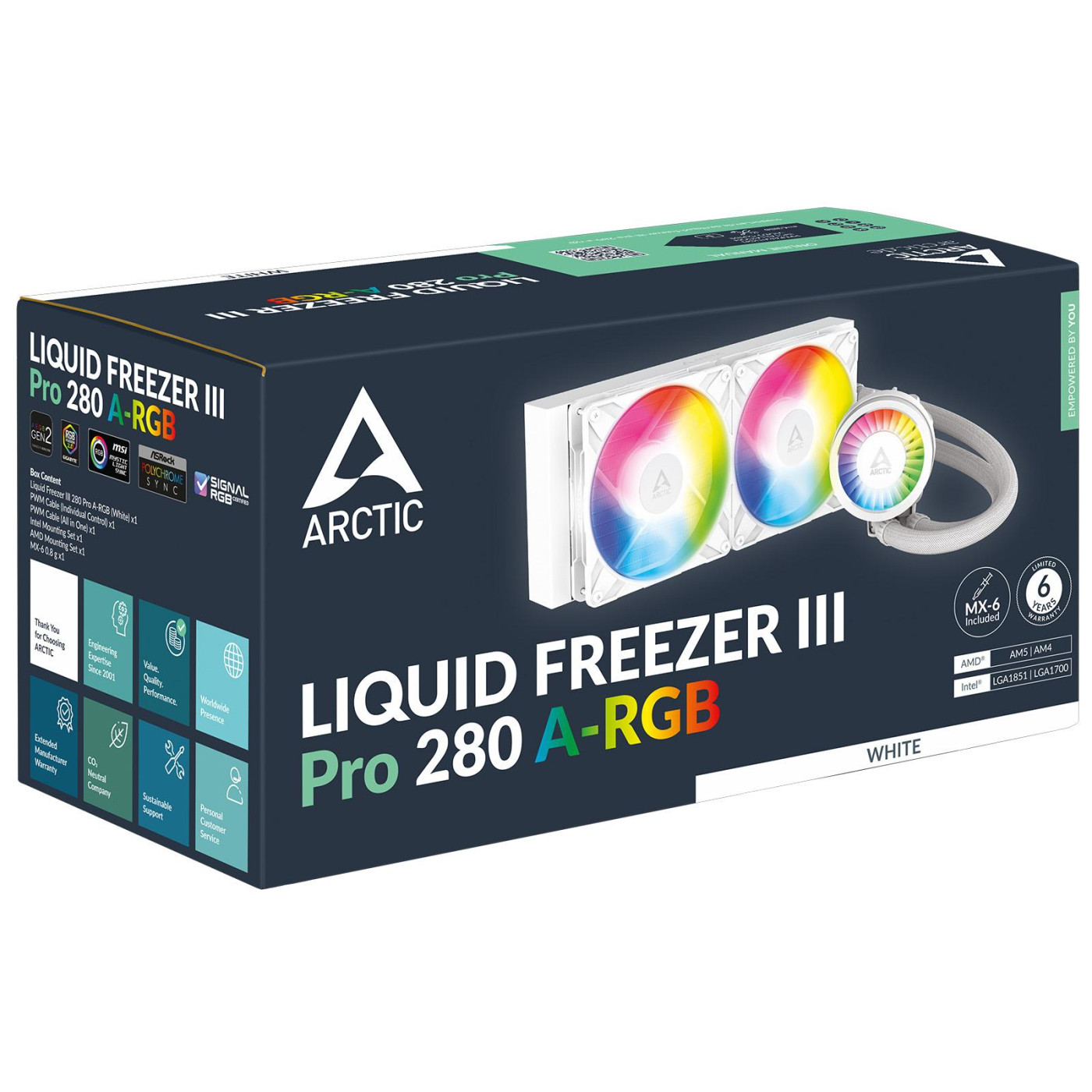 СВО Arctic Liquid Freezer III Pro 280 A-RGB White (ACFRE00187A)