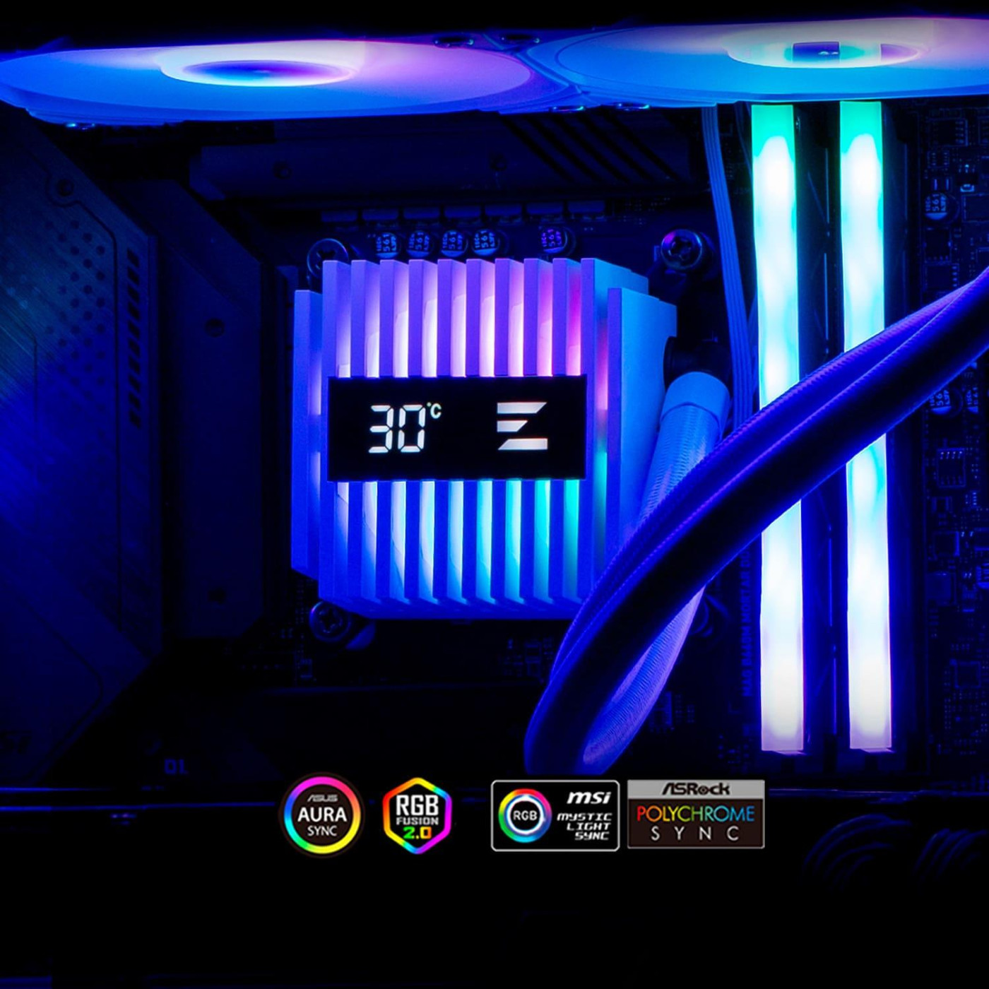 СВО Zalman ALPHA 24 White (ALPHA2A24WHITE)