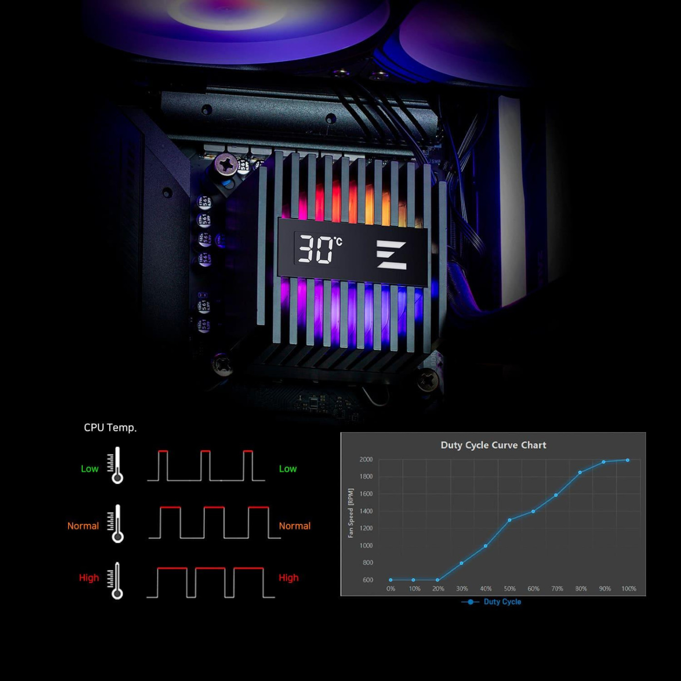 СВО Zalman ALPHA 24 Black (ALPHA2A24BLACK)