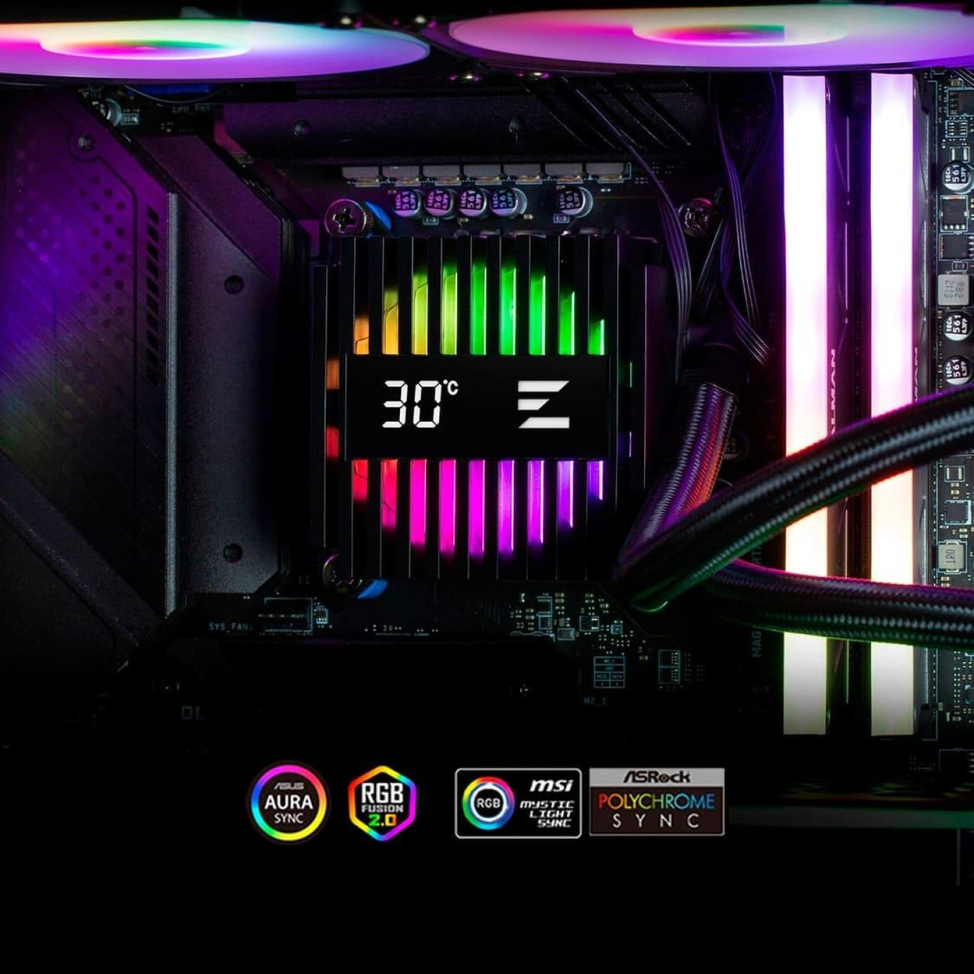 СВО Zalman ALPHA 36 Black 360мм (ALPHA2A36BLACK)