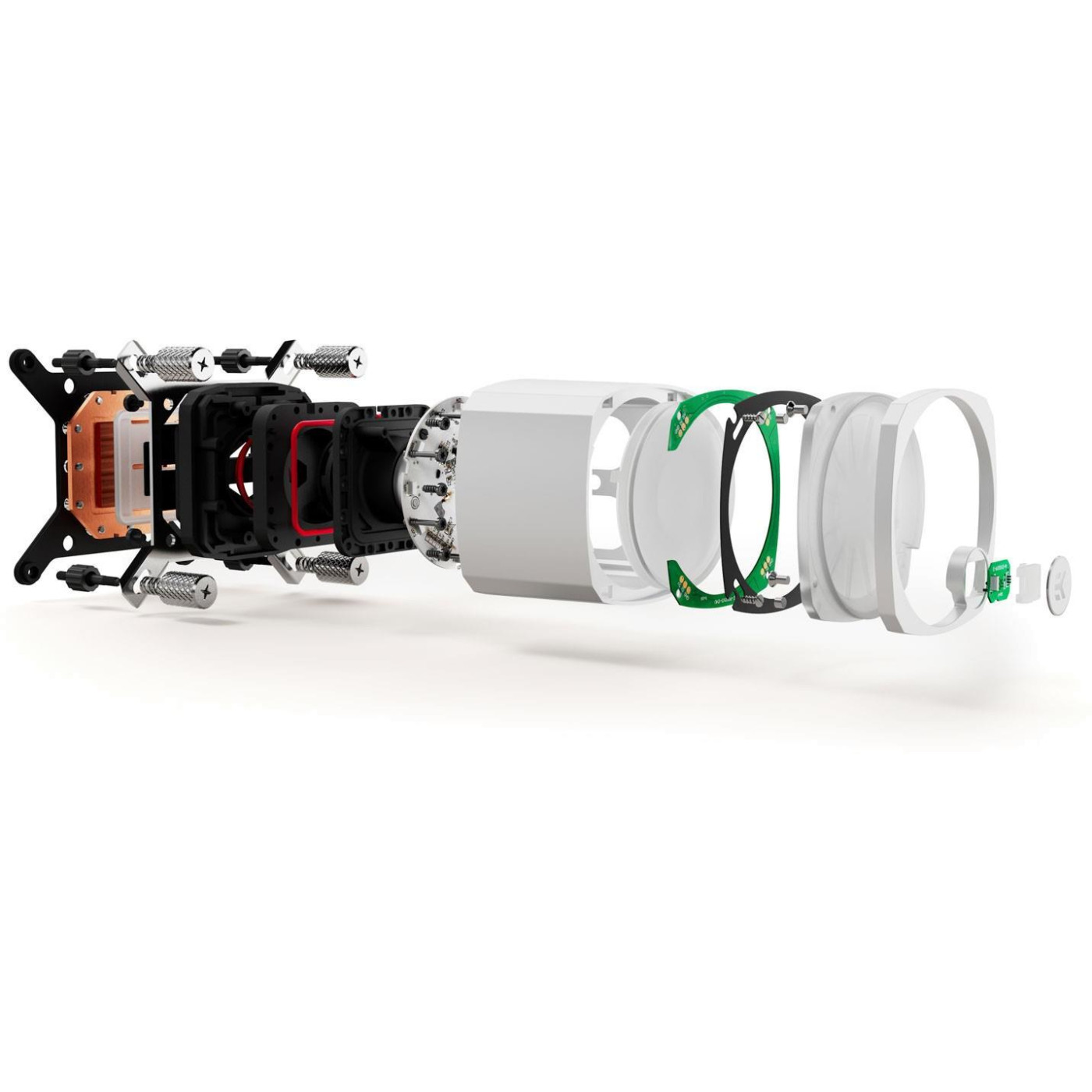 СВО EKWB EK-Nucleus AIO CR360 Lux D-RGB - White (3831109897850)