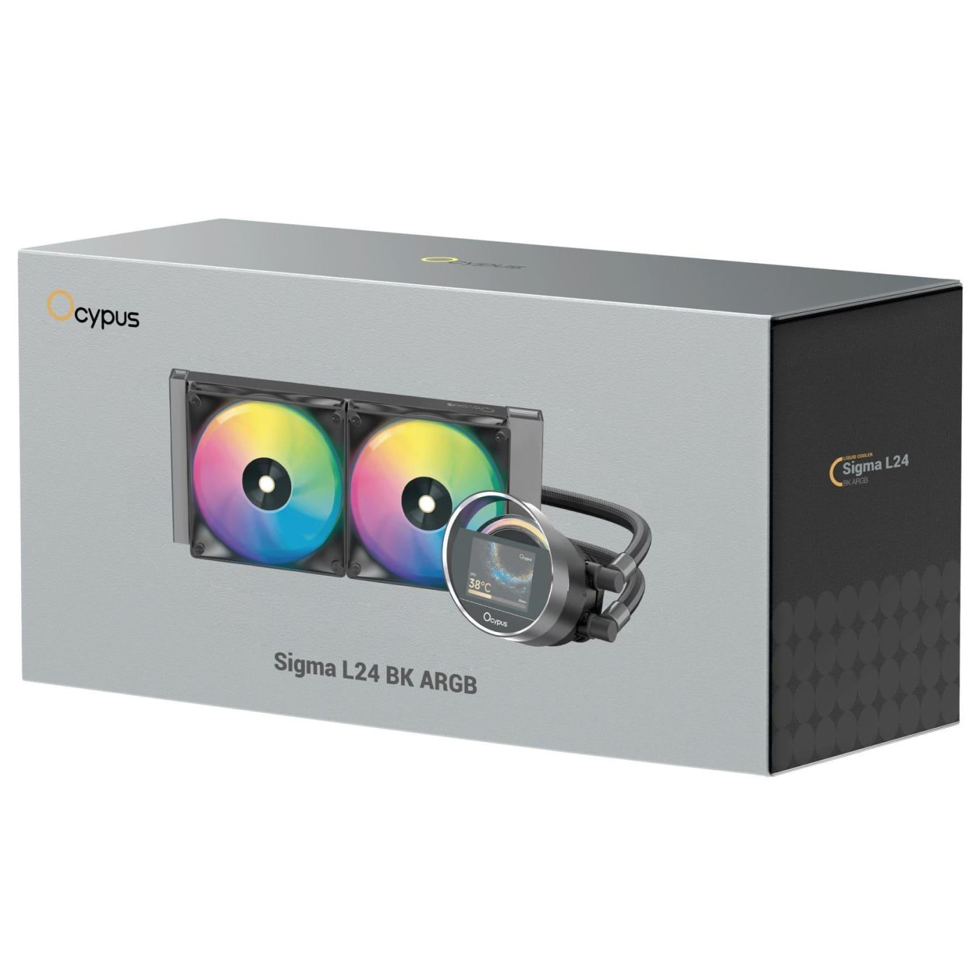 СВО Ocypus Sigma L24 ARGB Black (SIGMA-L24-BK2AAWWN00X-GL)