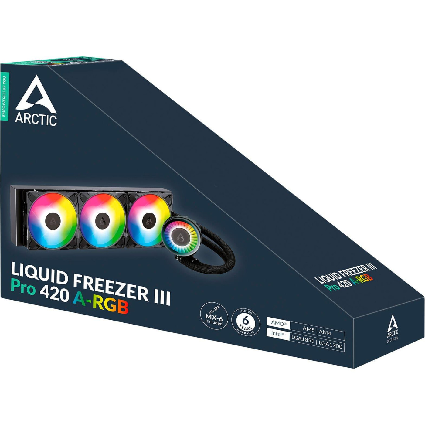 СВО Arctic Liquid Freezer III Pro 420 A-RGB Black (ACFRE00185A)