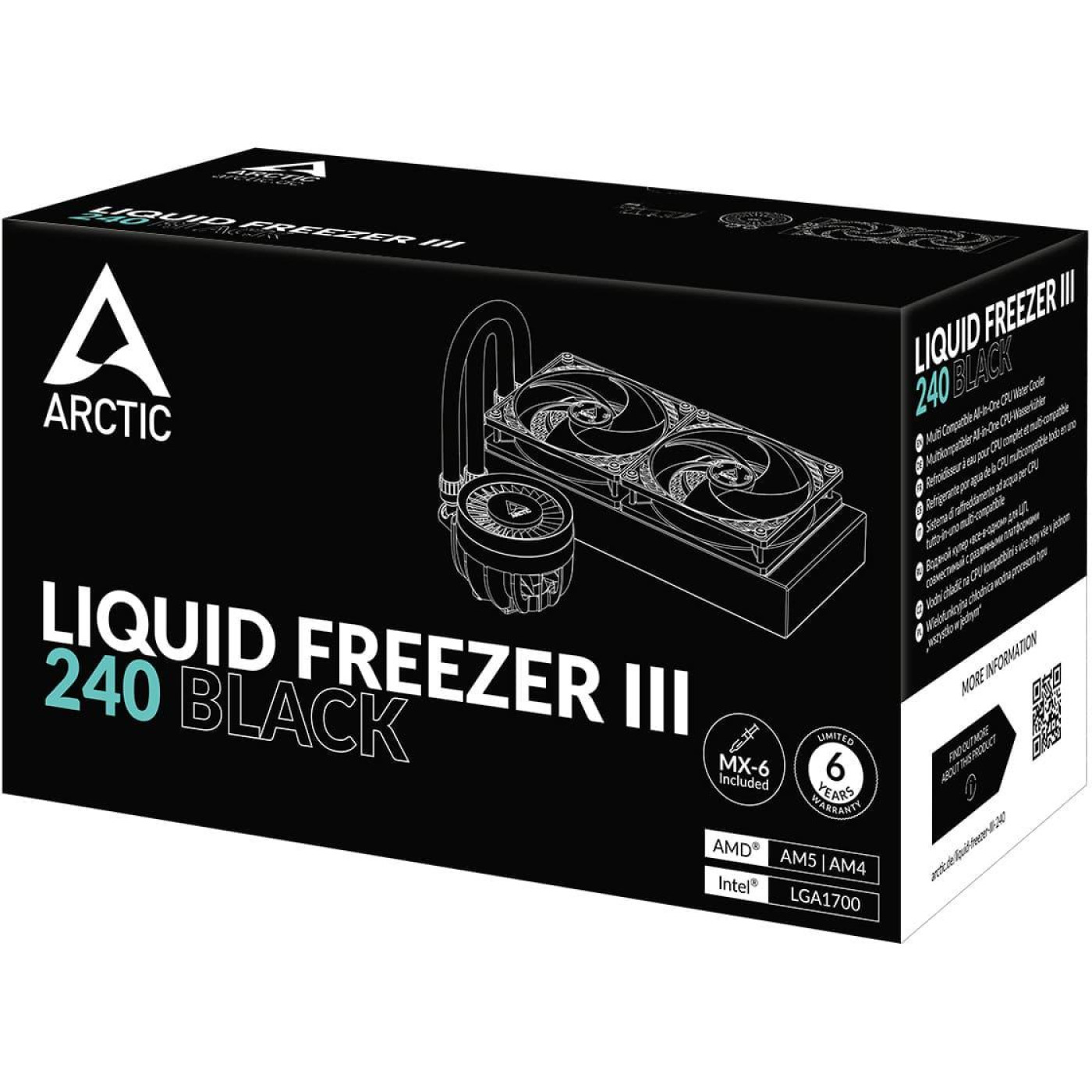 СВО Arctic Liquid Freezer III 240 Black (ACFRE00134A) Б/в,U1