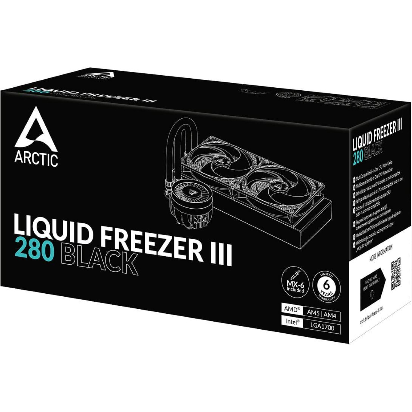 СВО Arctic Liquid Freezer III 280 Black (ACFRE00135A) Б/у,U1
