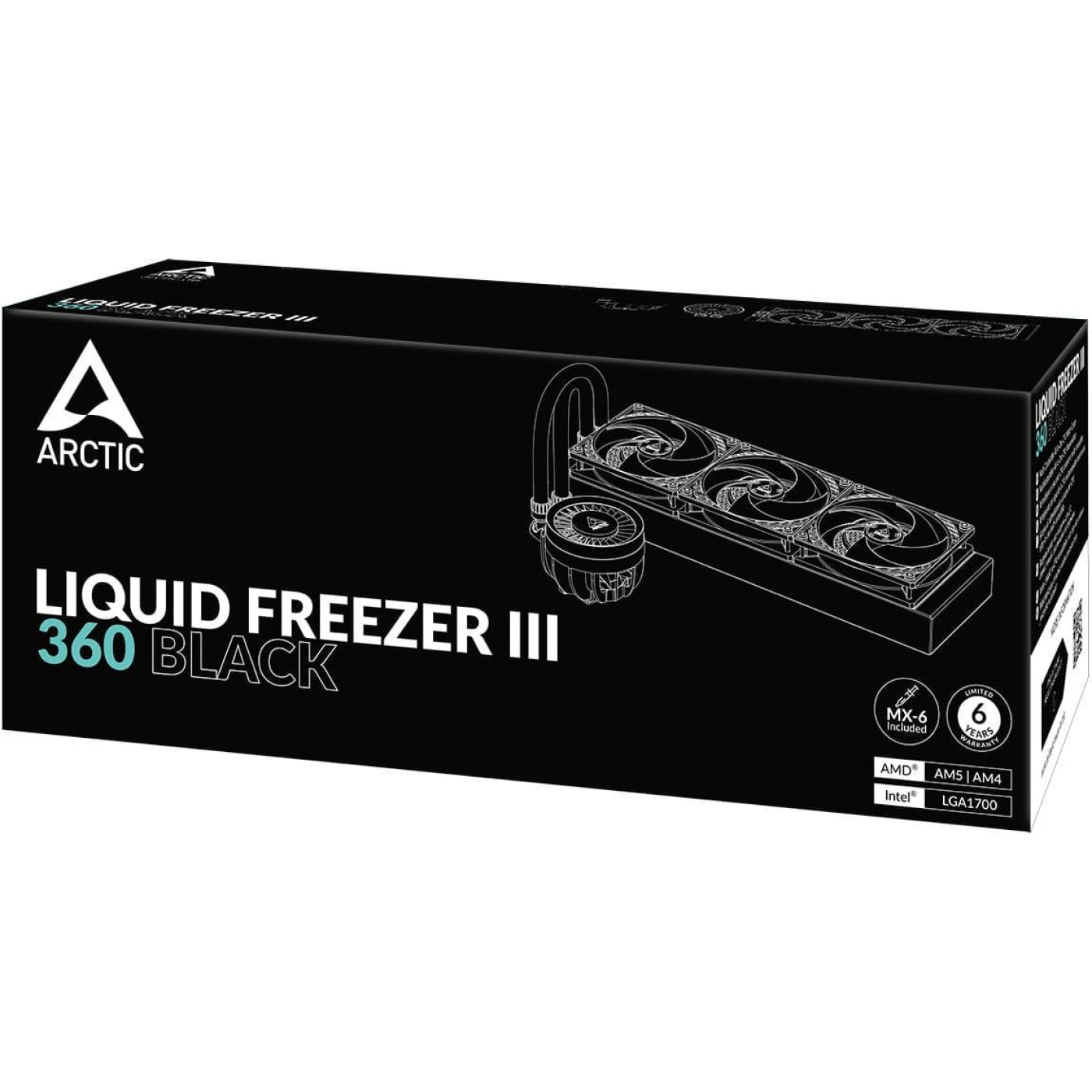 СВО Arctic Liquid Freezer III 360 Black (ACFRE00136A) Б/у