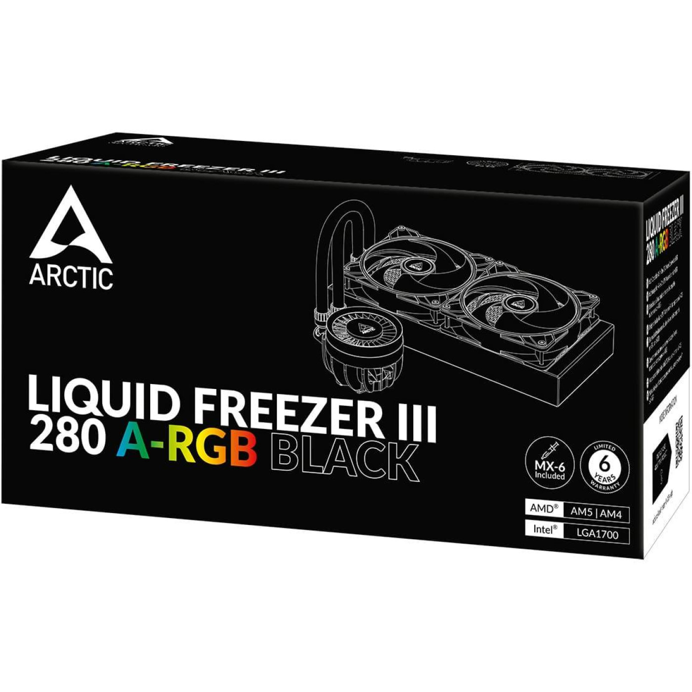 СВО Arctic Liquid Freezer III 280 A-RGB Black (ACFRE00143A)