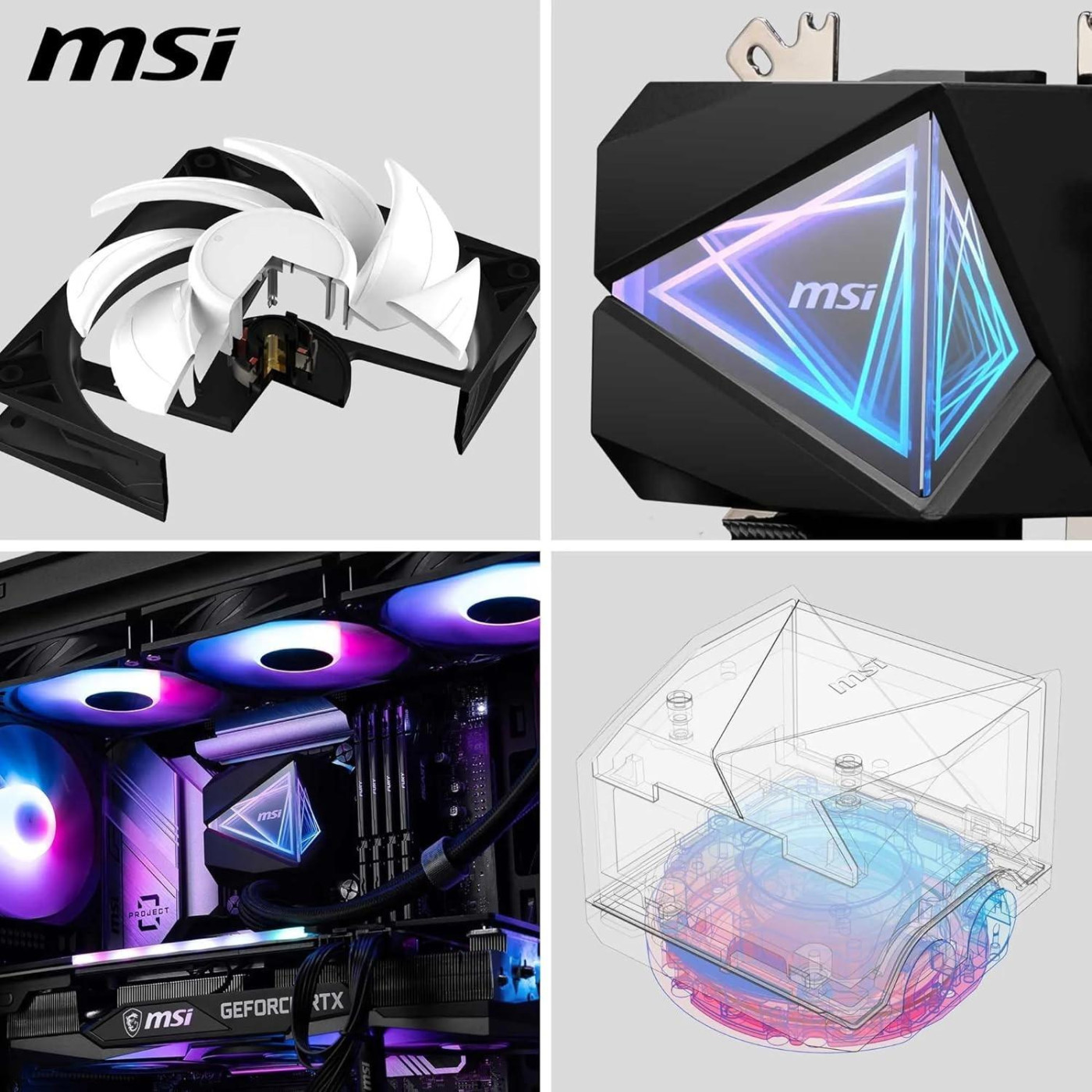 СВО MSI MAG CoreLiquid I240 White (MAG CORELIQUID I240 WHITE)