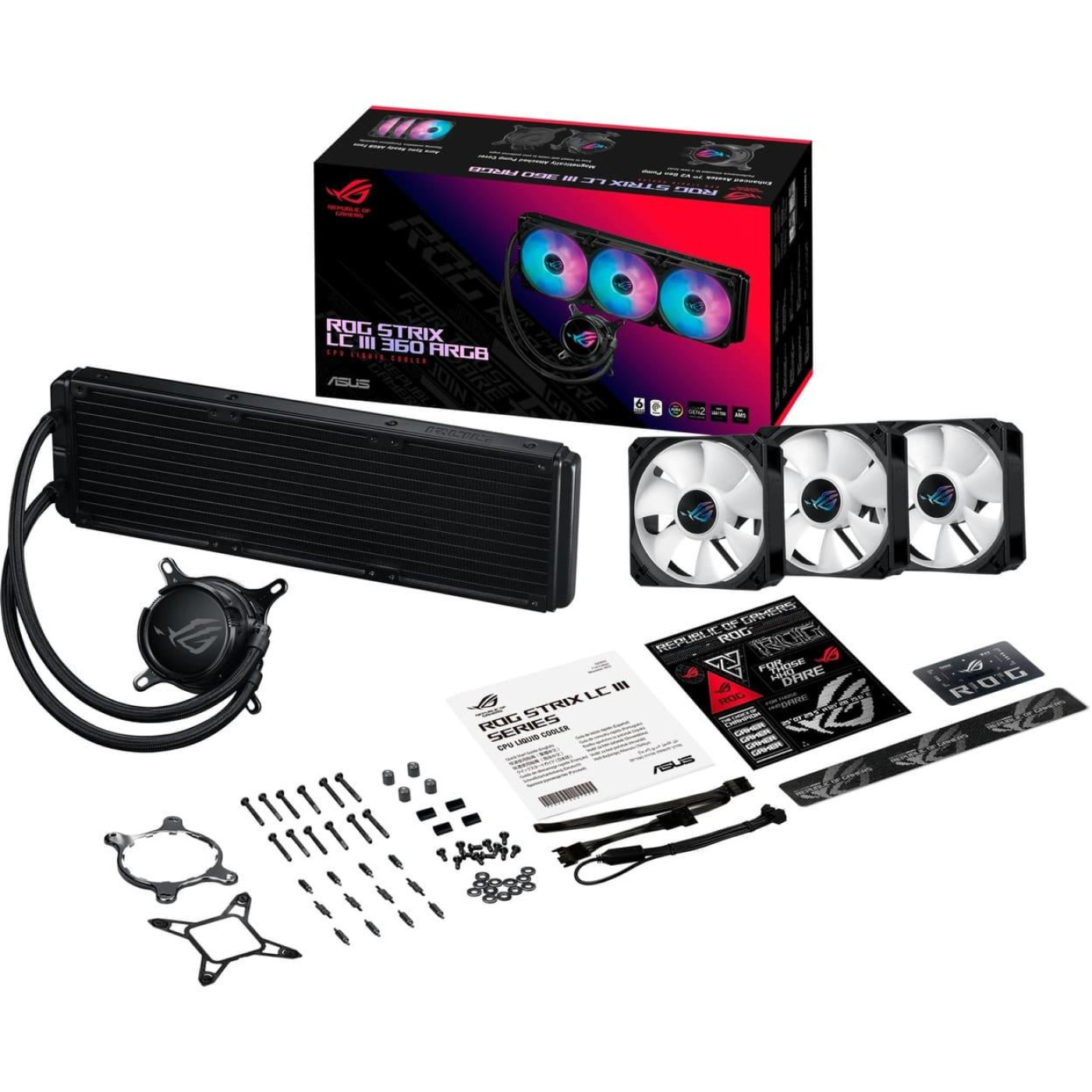СВО ASUS ROG Strix LC III 360 ARGB ('90RC00T1-M0UAY0) Black (90RC00T1-M0UAY0)