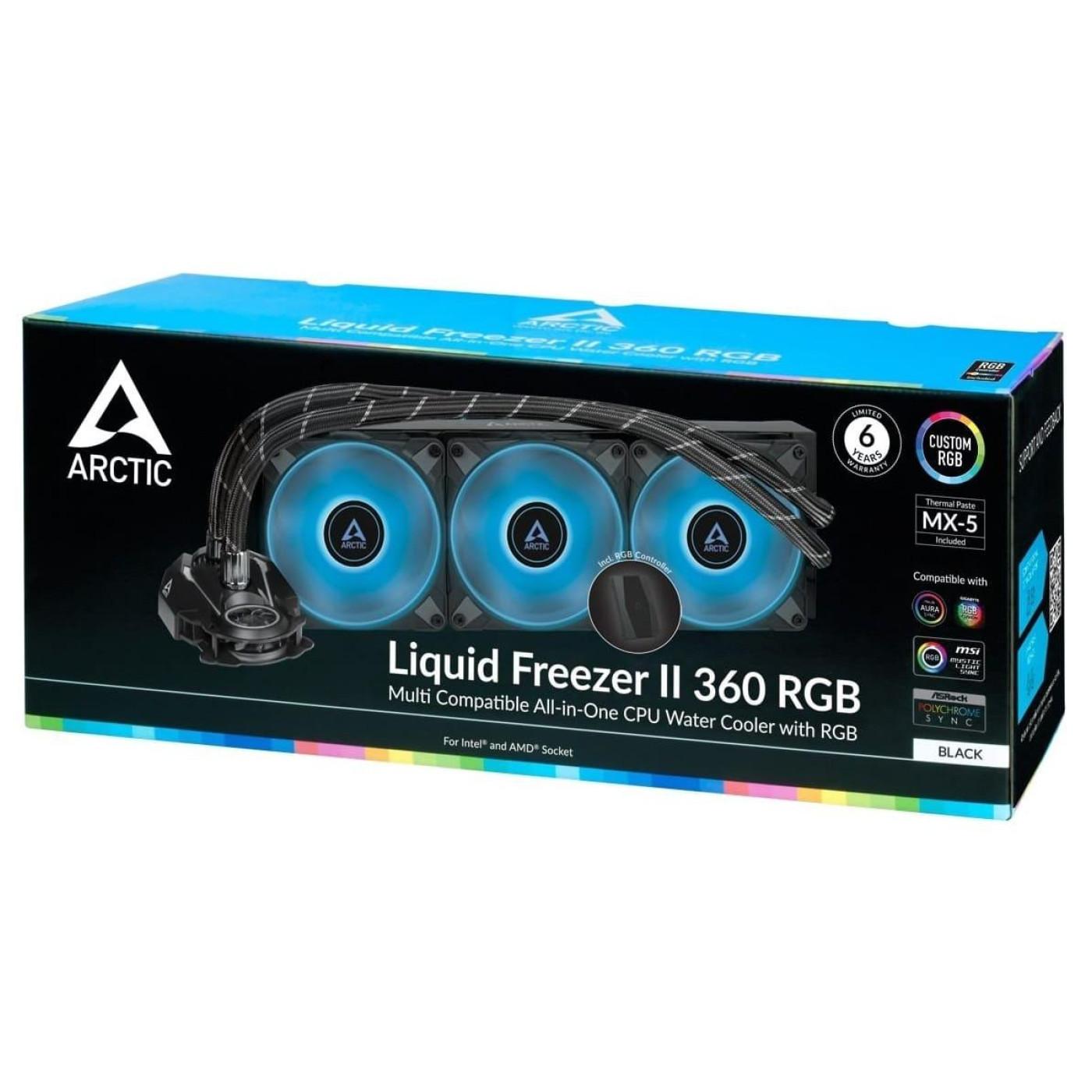 СВО Arctic Liquid Freezer II 360 RGB (ACFRE00100A) (amd) ((amd)) Б/у,U1