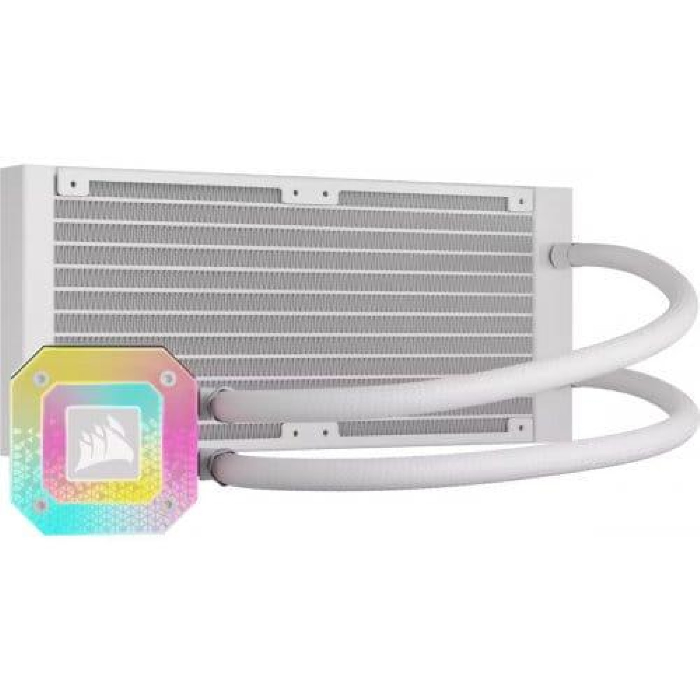 СВО Corsair iCUE H100i ELITE CAPELLIX XT White, 240mm Radiator (CW-9060072-WW)
