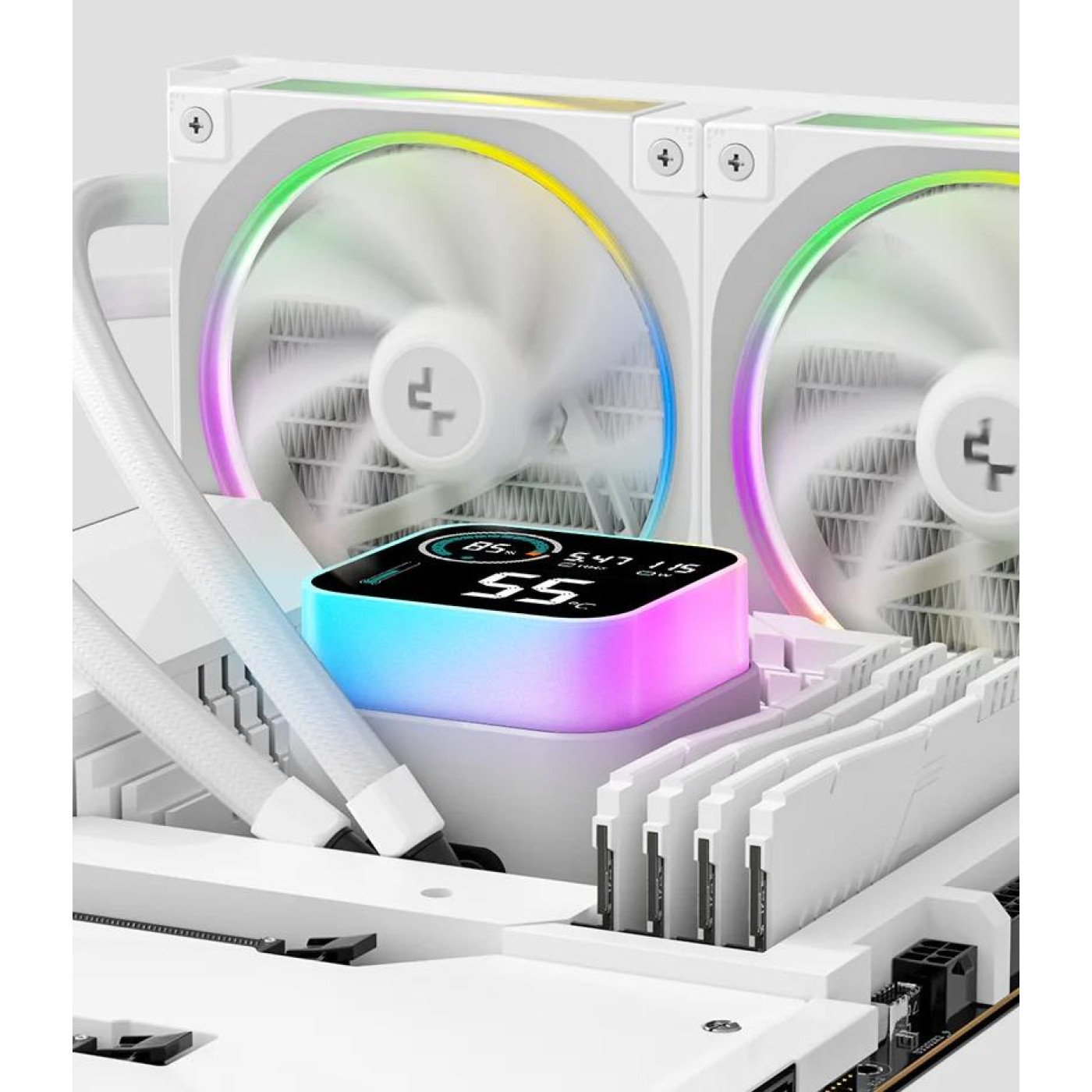 СВО Deepcool LQ360 Ultra ARGB WH (R-LQ360-WHASMC-G-1)