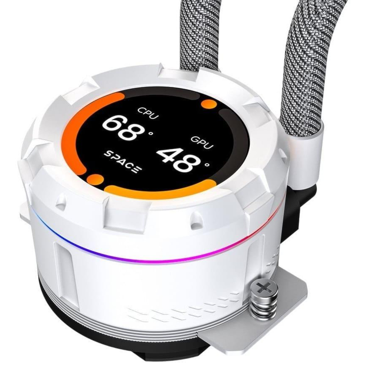 СВО ID-Cooling Space LCD SL240 XE White (SL240 XE White)