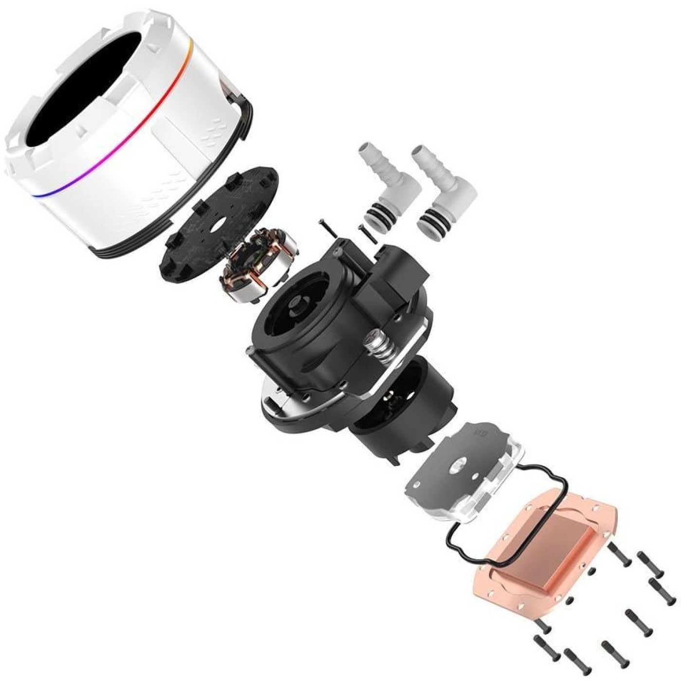 СВО ID-Cooling Space LCD SL360 XE White (SL360 XE White)