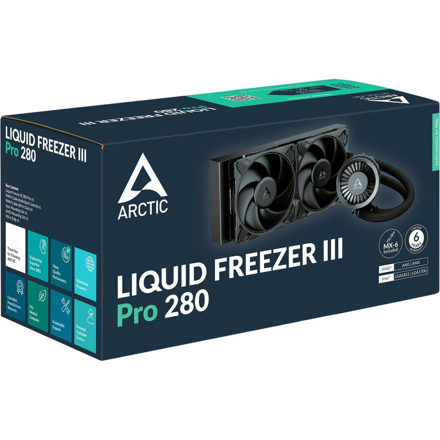 СВО Arctic Liquid Freezer III Pro 280 Black (ACFRE00179A)