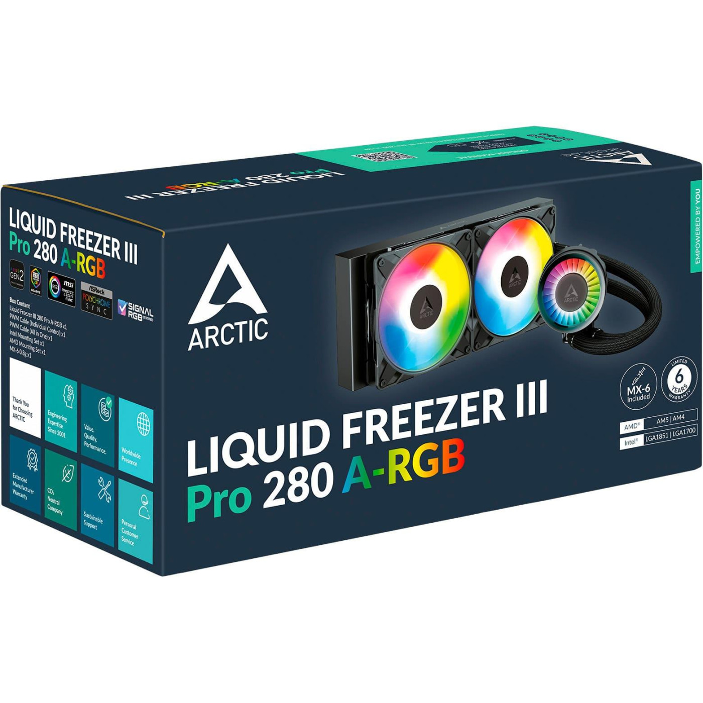 СВО Arctic Liquid Freezer III Pro 280 A-RGB Black (ACFRE00183A)