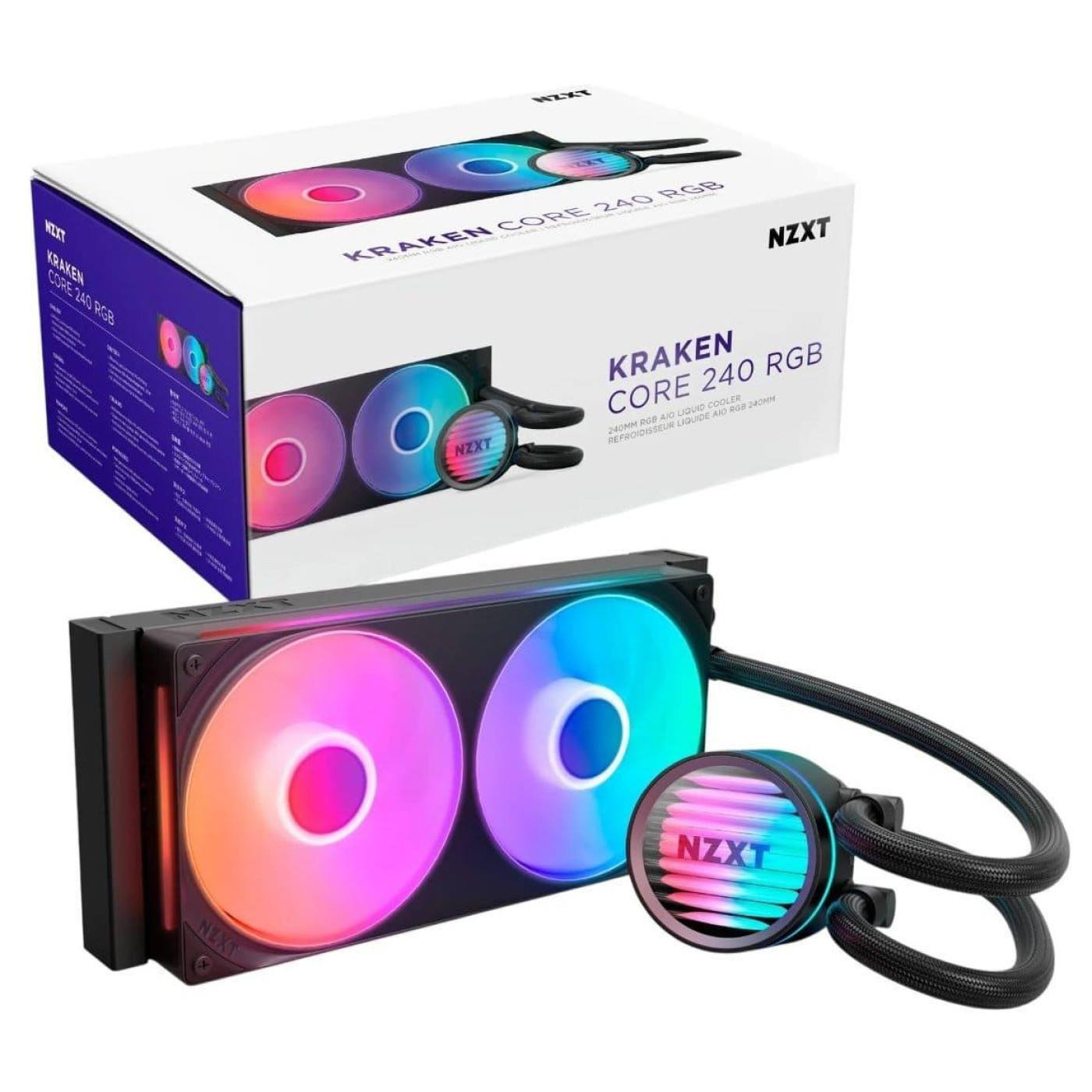 СВО NZXT Kraken Core 240 Black RGB (RL-KR24C-B1)