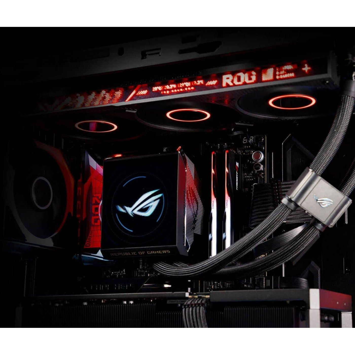 СВО ASUS ROG Strix LC IV 360 ARGB LCD Black (90RC01M1-B0EAY0)