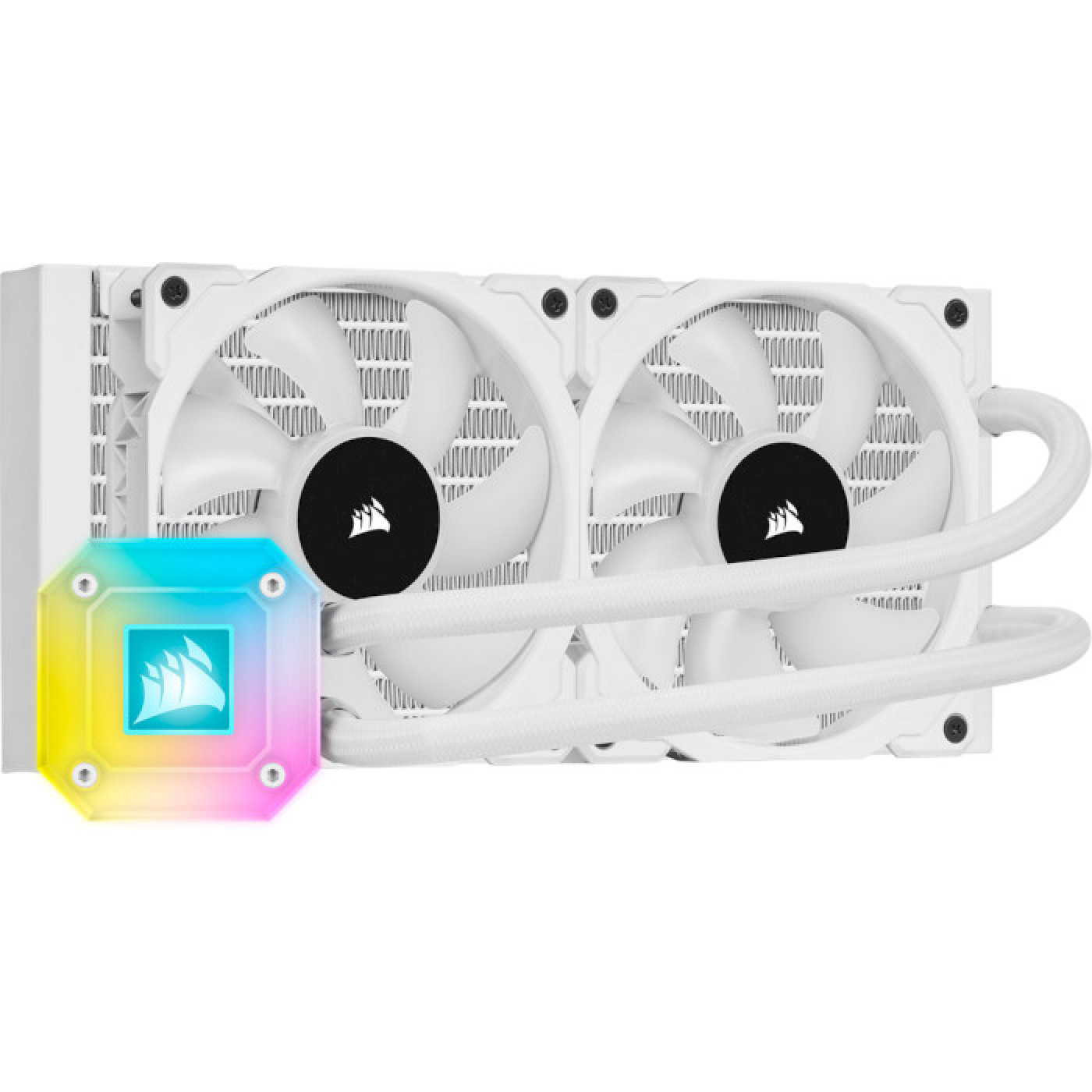 СВО Corsair iCUE H100i Elite Capellix RGB White, Intel: 2066 (CW-9060050-WW) Б/у,U1