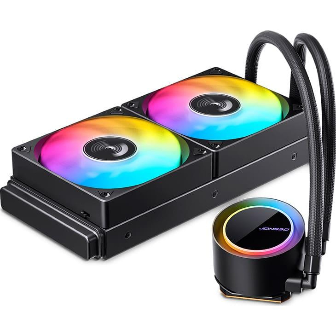 СВО Jonsbo TG-240 Black (Intel LGA1700/1200/115X/2011; AMD AM4/AM5/4PIN PWM) (TG-240 Black)