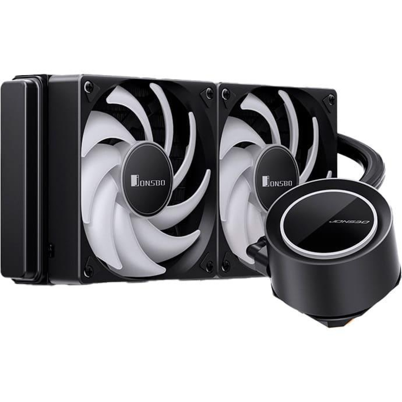 СВО Jonsbo TG-240 Black (Intel LGA1700/1200/115X/2011; AMD AM4/AM5/4PIN PWM) (TG-240 Black)