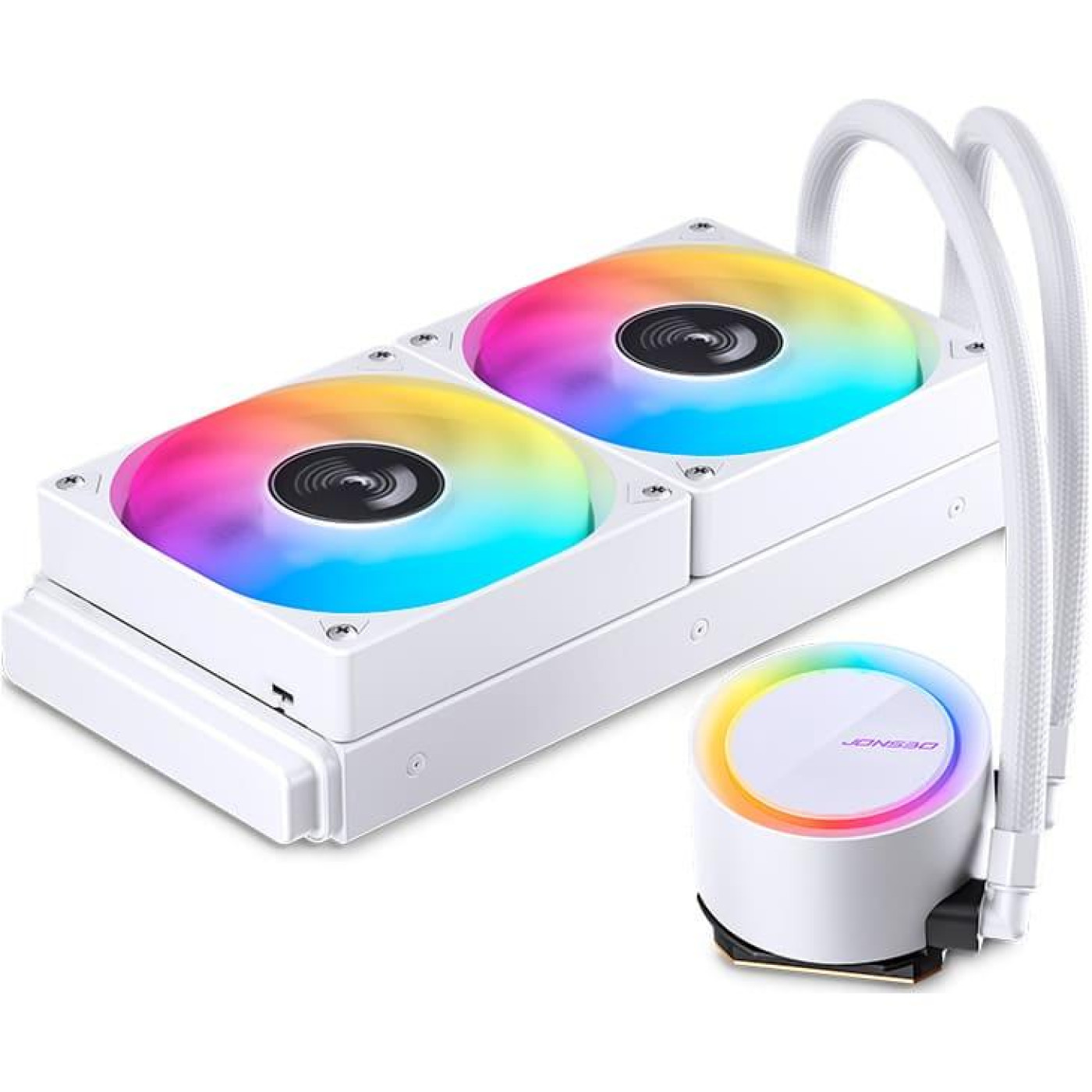 СВО Jonsbo TG-240 White (Intel LGA1700/1200/115X/2011; AMD AM4/AM5/4PIN PWM) (TG-240 White)