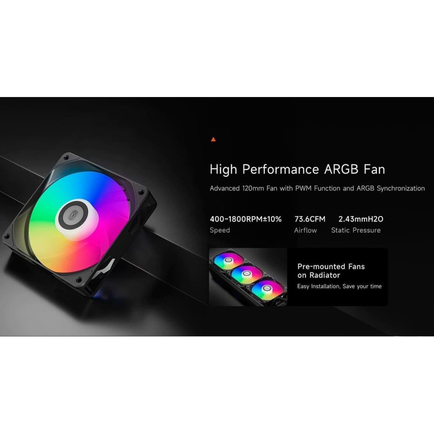 СВО PcCooler PсCOOLER DA360 ARGB Black (DA360-BKAWXX-GL)