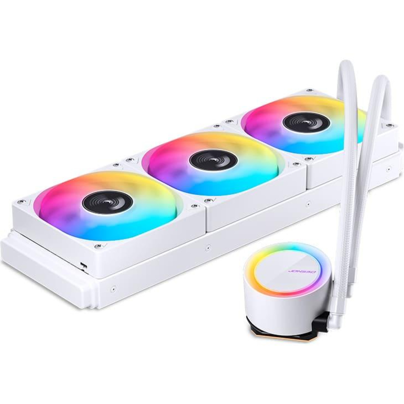 СВО Jonsbo TG-360 White (Intel LGA1700/1200/115X/2011; AMD AM4/AM5/4PIN PWM) (TG-360 White)