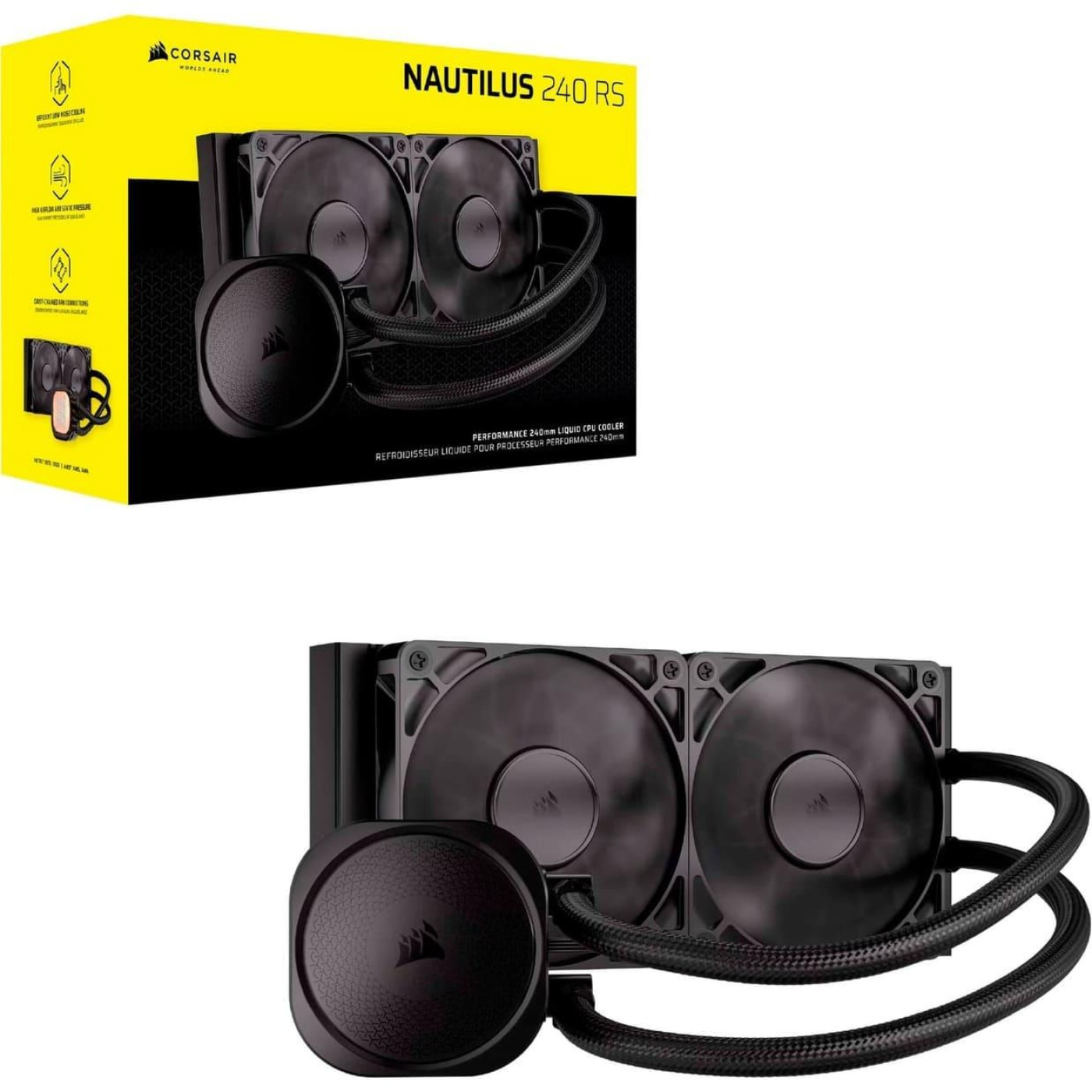 СВО Corsair NAUTILUS 240 RS Black (CW-9060088-WW)