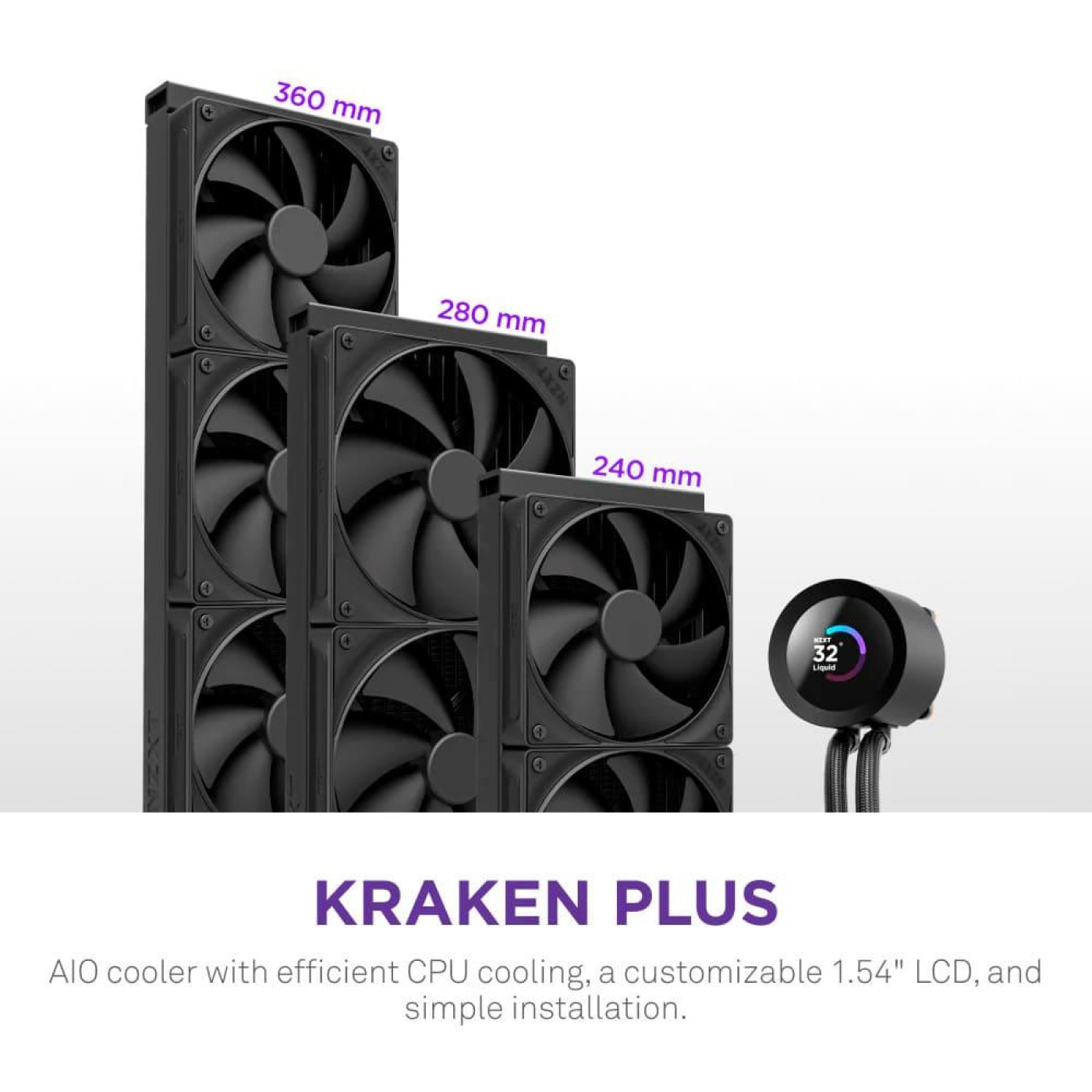 СВО NZXT Kraken Plus V2 360mm (RL-KN360-B2)