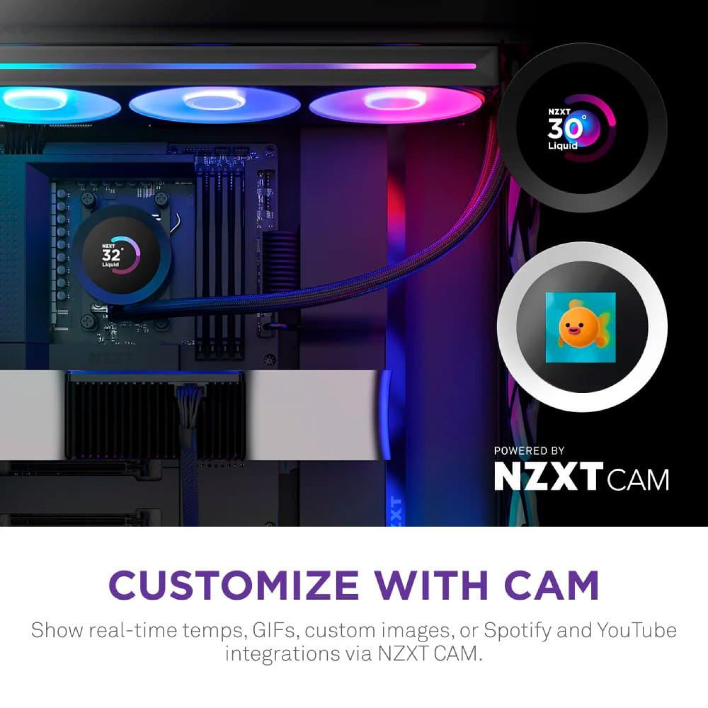 СВО NZXT Kraken Plus RGB V2 360mm Black (RL-KR360-B2)