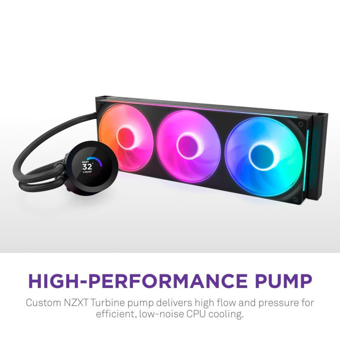 СВО NZXT Kraken Plus RGB V2 360mm Black (RL-KR360-B2)