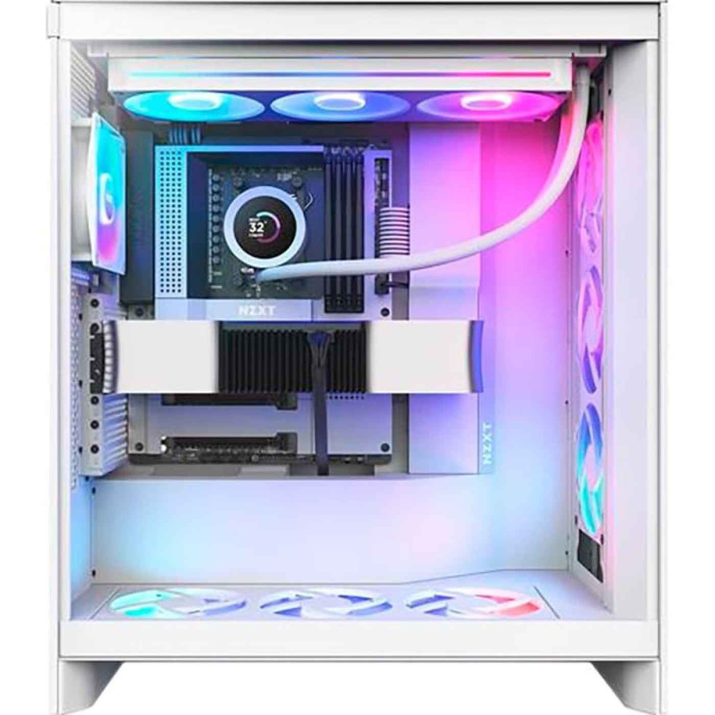 СВО NZXT Kraken Plus RGB V2 360mm White (RL-KR360-W2)