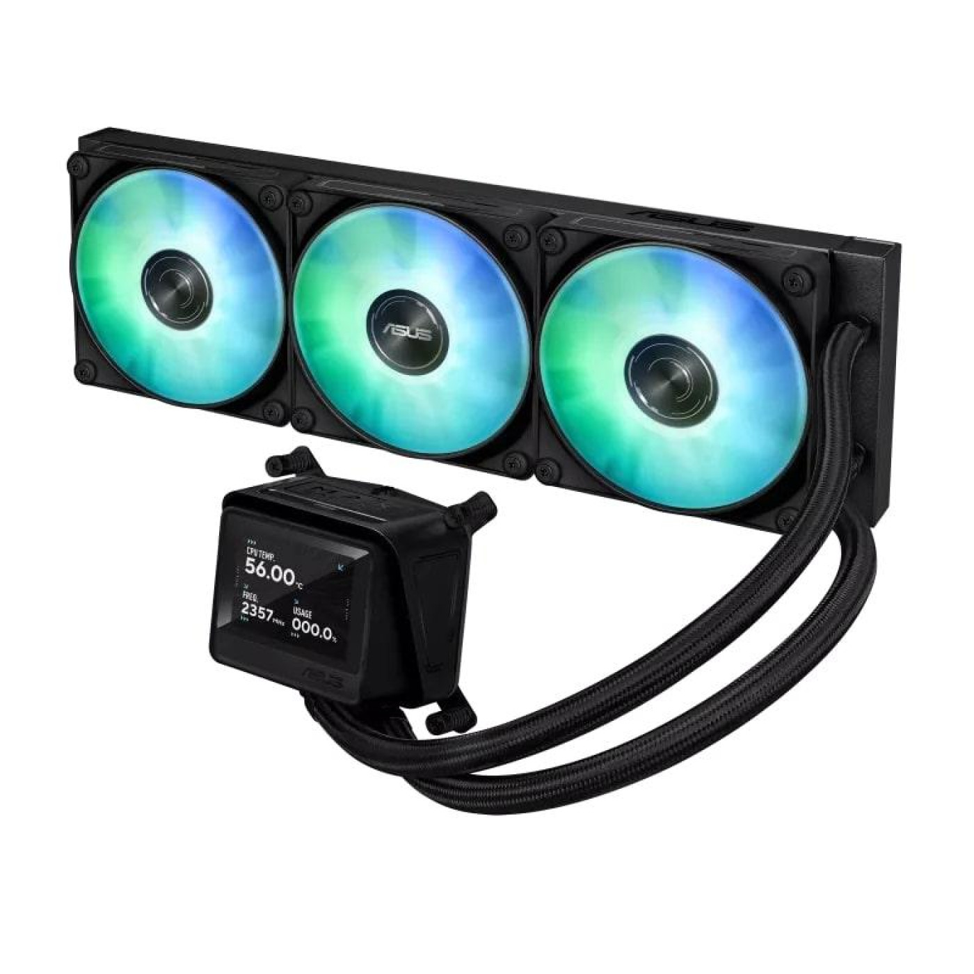 СВО ASUS Max Gaming LC 360 ARGB LCD Black (90RC01G1-B0EAY0)
