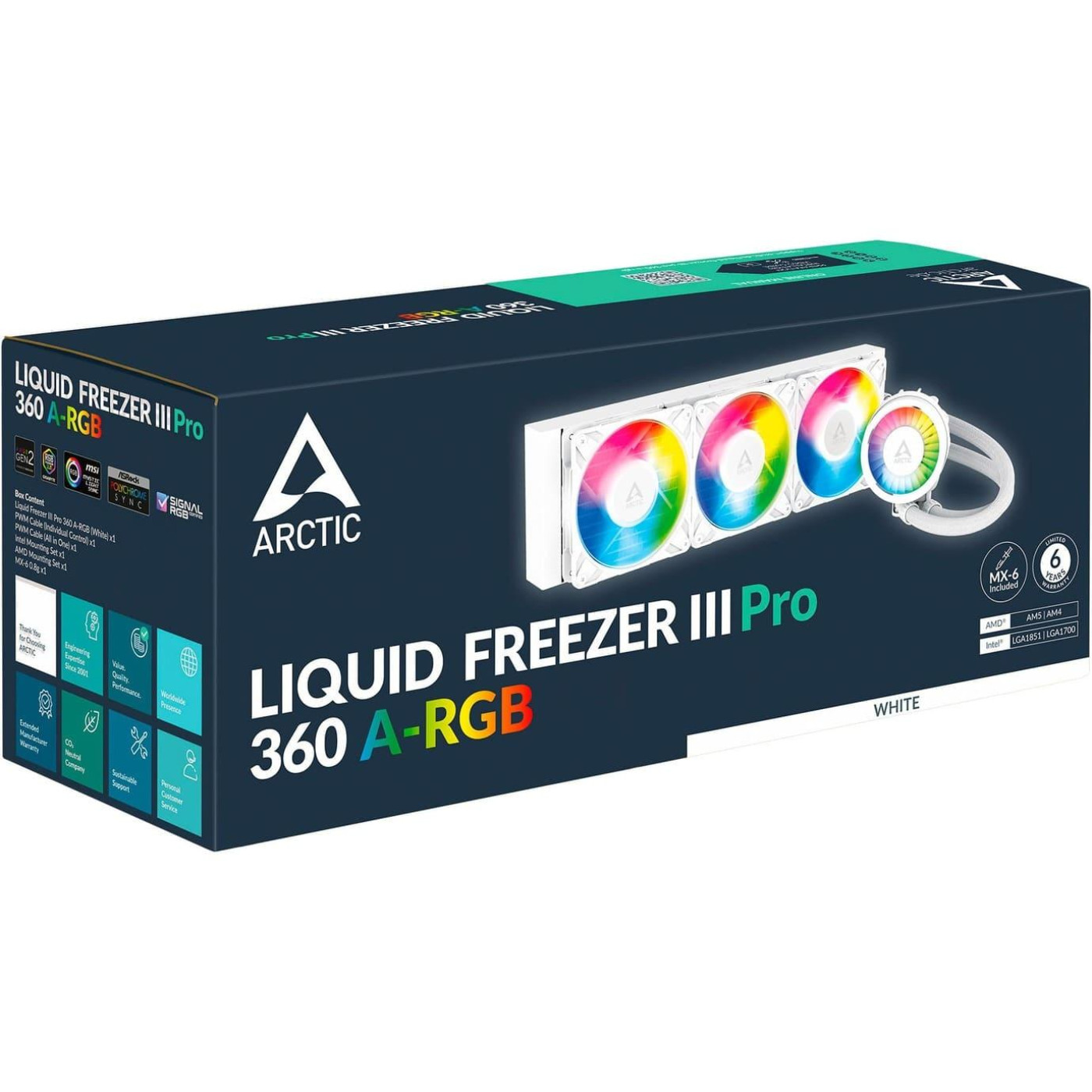 СВО Arctic Liquid Freezer III Pro 360 A-RGB White (ACFRE00188A)