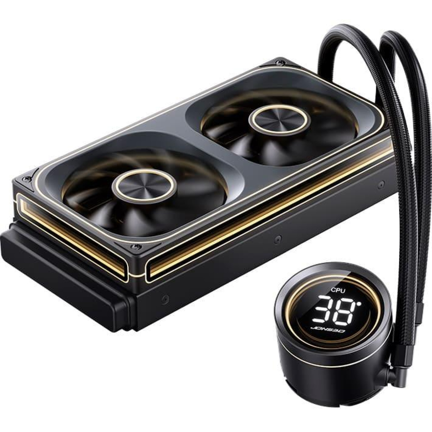 СВО Jonsbo TH-240 Black (Intel LGA 1200/115X/17XX/1851; AMD AM4/AM5) (TH-240 Black)