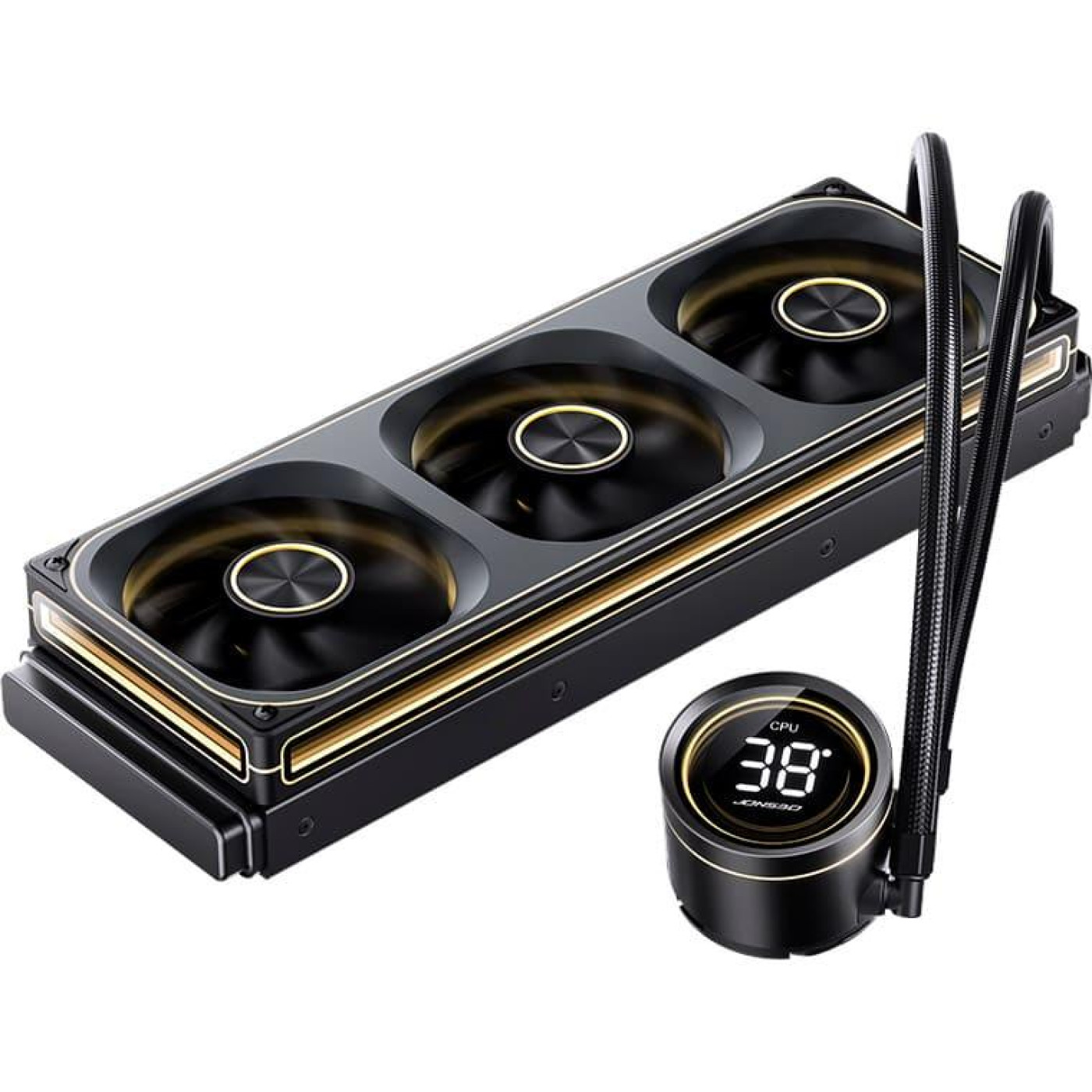 СВО Jonsbo TH-360 Black (Intel LGA 1200/115X/17XX/1851; AMD AM4/AM5) (TH-360 Black)